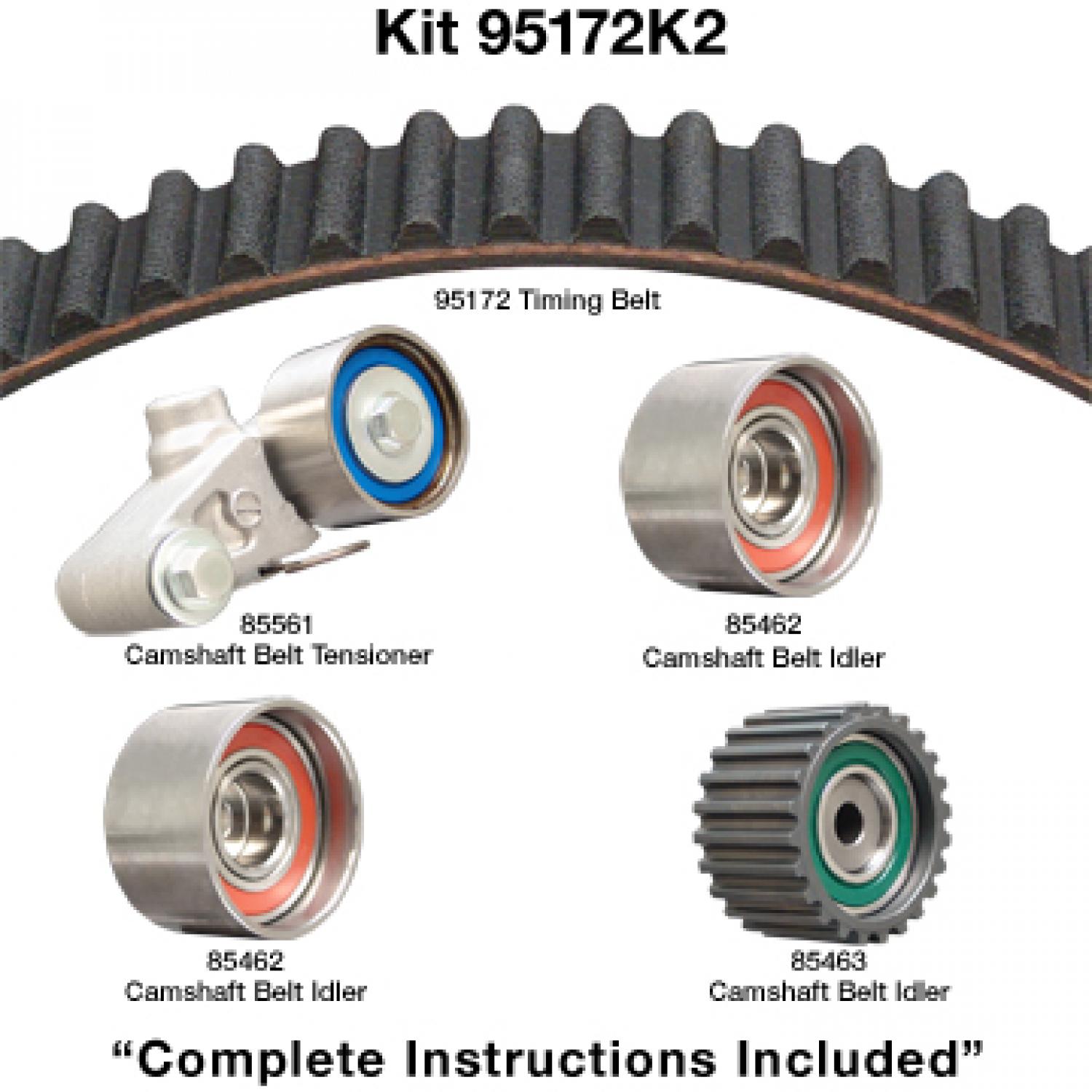 Dayco 95172K2 Engine Timing Belt Component Kit product image 1 of 1