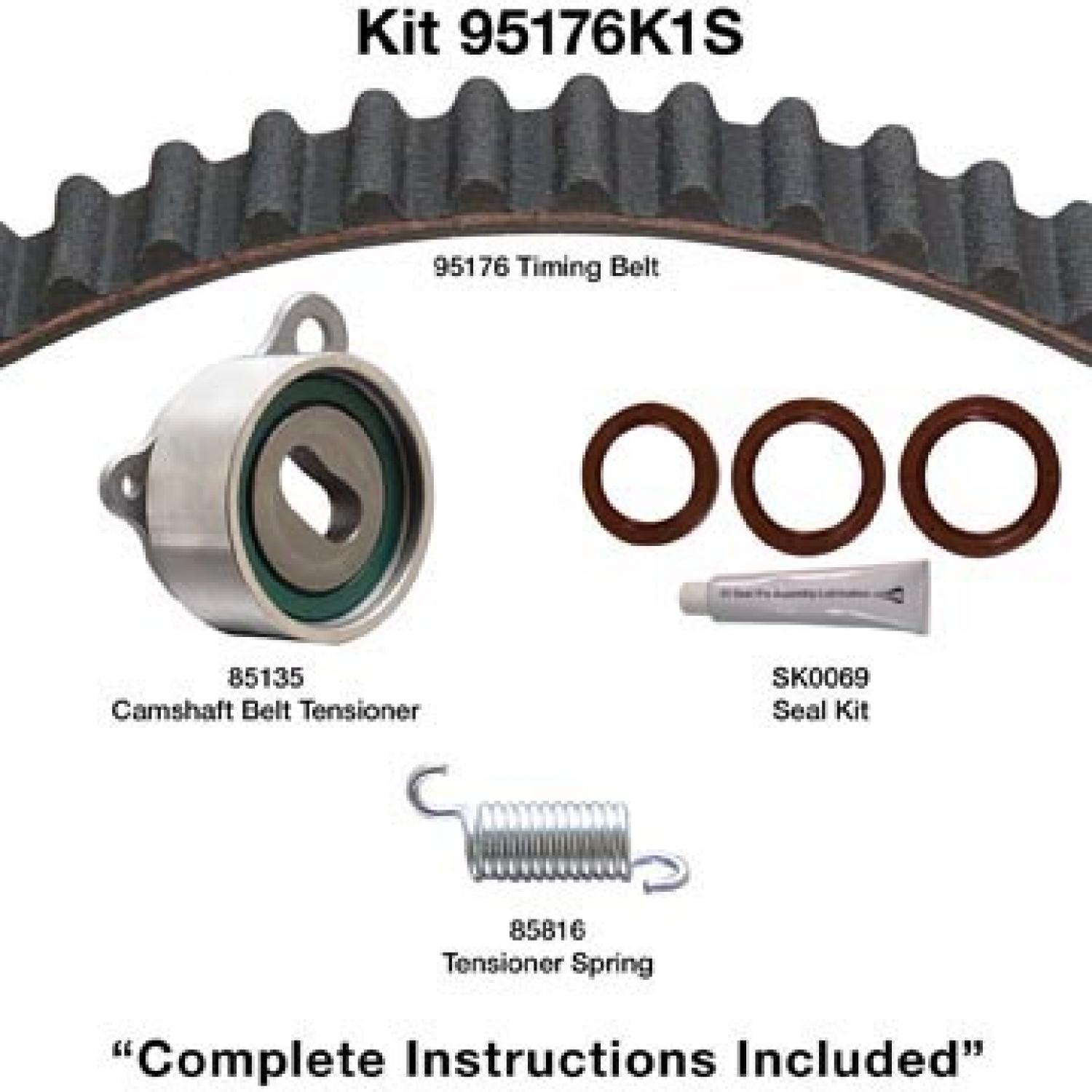 Dayco 95176K1S - Engine Timing Belt Kit Dayco 95176K1S Engine Timing Belt Kit product image 1 of 1