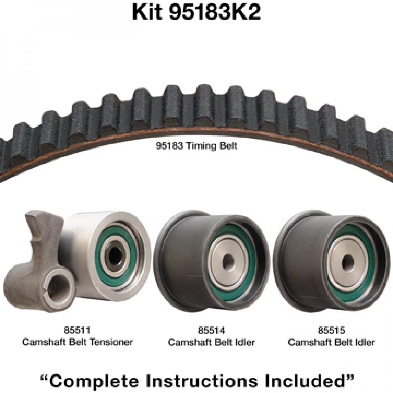 Dayco 95183K2 Engine Timing Belt Component Kit product image 1 of 1