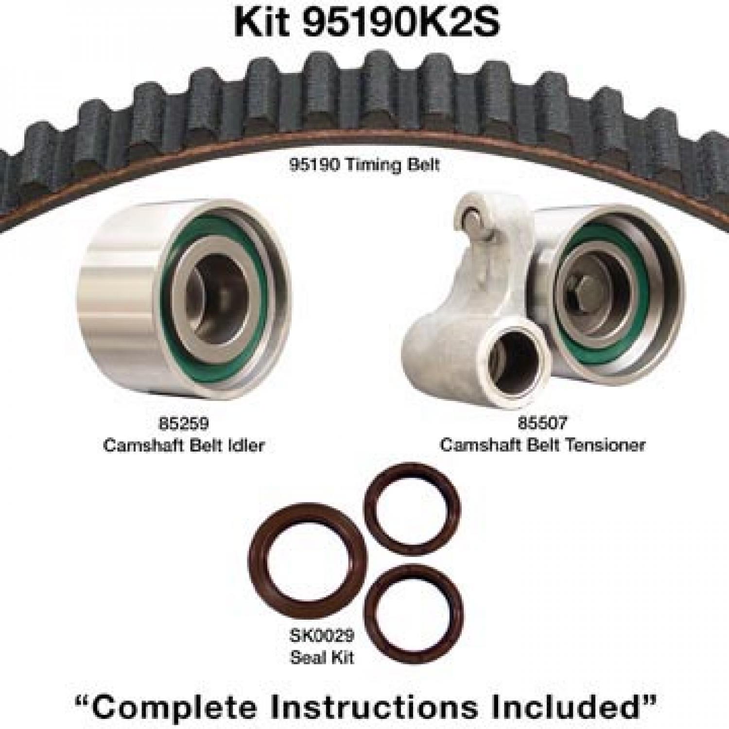 Dayco 95190K2S - Engine Timing Belt Kit Dayco 95190K2S Engine Timing Belt Kit product image 1 of 1