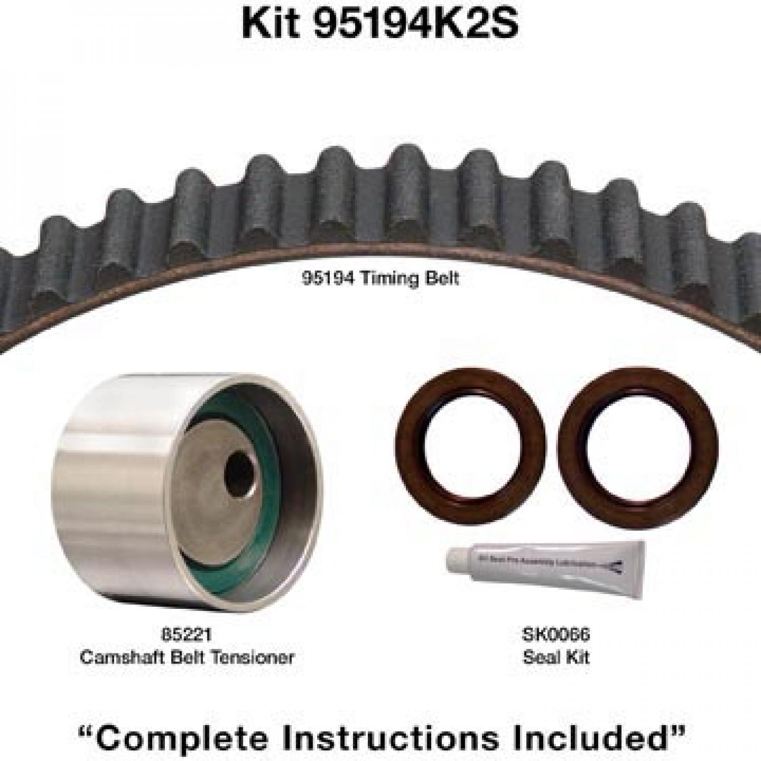 Dayco 95194K2S - Engine Timing Belt Kit Dayco 95194K2S Engine Timing Belt Kit product image 1 of 1