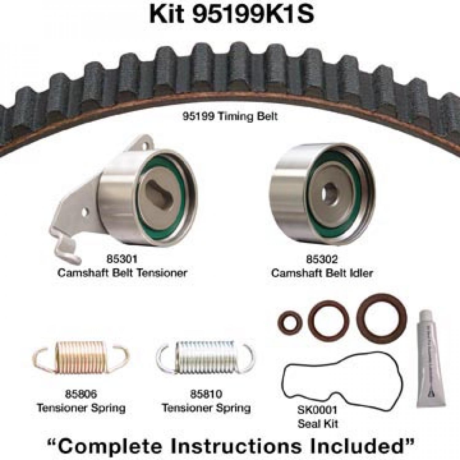 Dayco 95199K1S - Engine Timing Belt Kit Dayco 95199K1S Engine Timing Belt Kit product image 1 of 1
