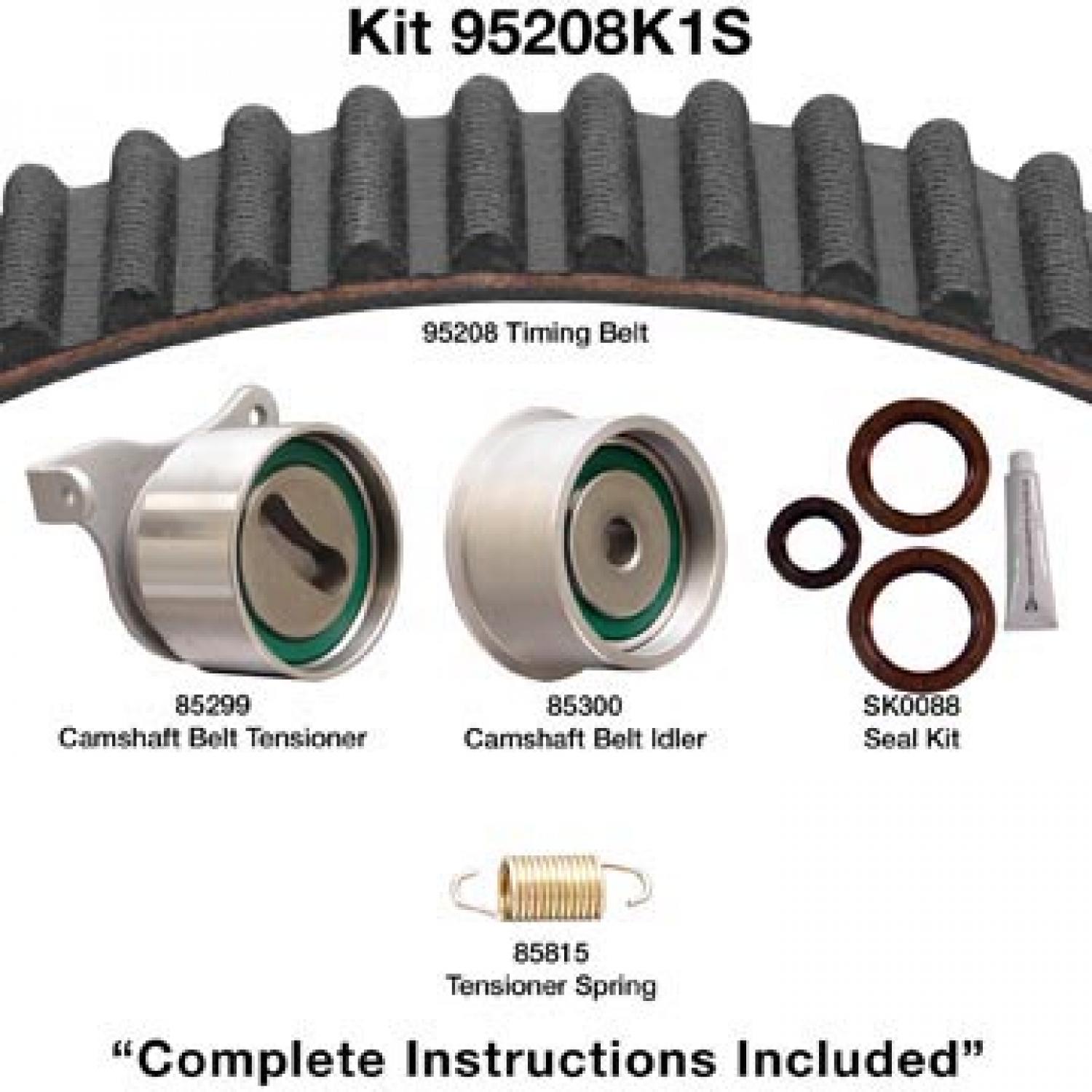 Dayco 95208K1S - Engine Timing Belt Kit Dayco 95208K1S Engine Timing Belt Kit product image 1 of 1