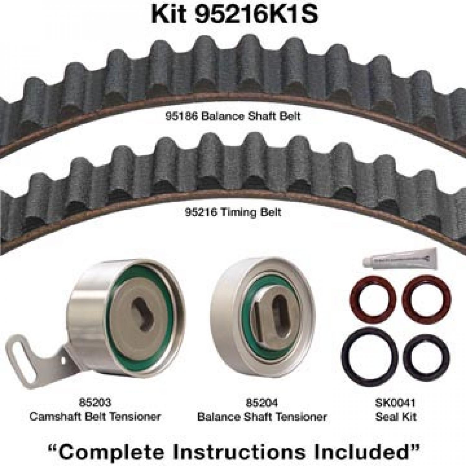 Dayco 95216K1S - Engine Timing Belt Kit Dayco 95216K1S Engine Timing Belt Kit product image 1 of 1