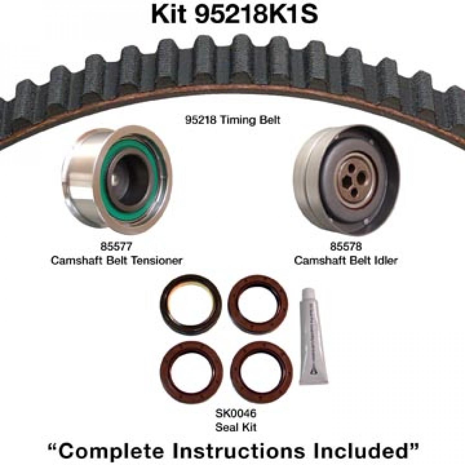 Dayco 95218K1S - Engine Timing Belt Kit Dayco 95218K1S Engine Timing Belt Kit product image 1 of 1