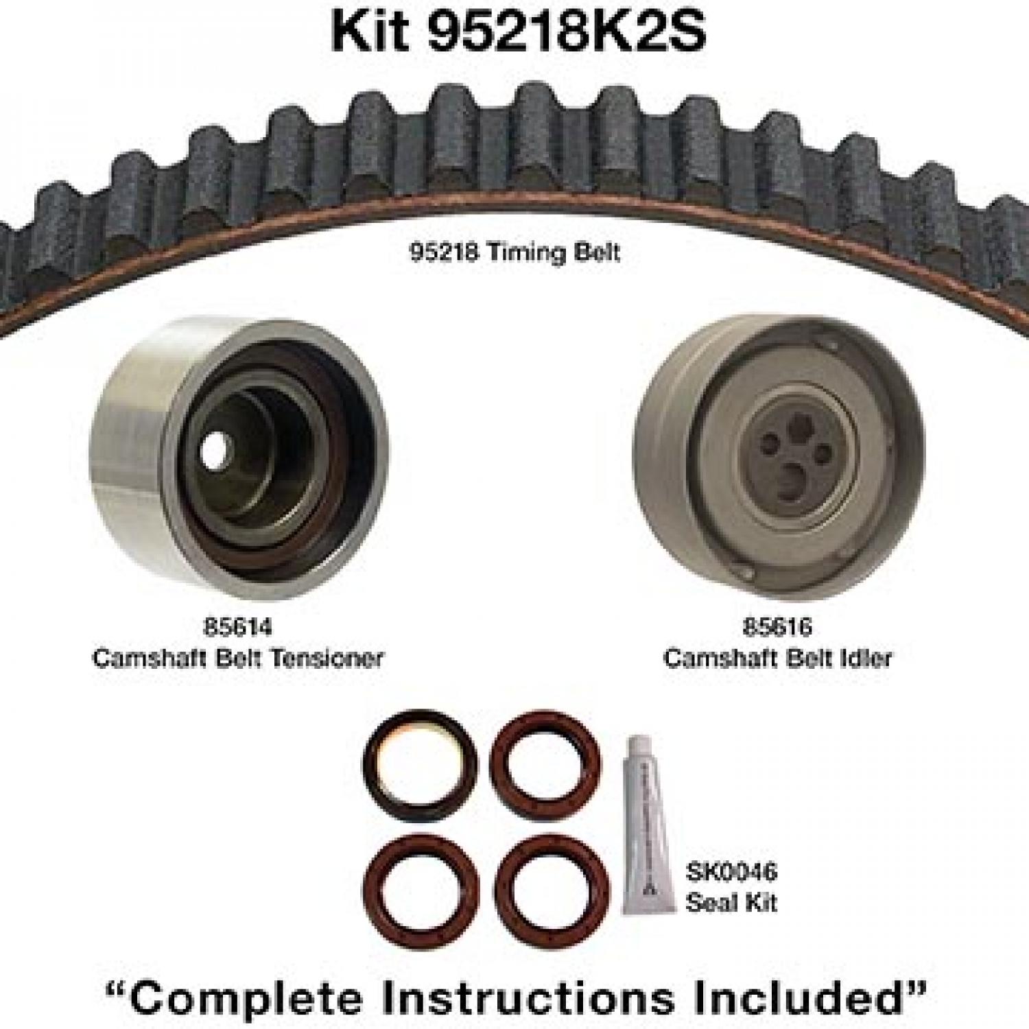 Dayco 95218K2S - Engine Timing Belt Kit Dayco 95218K2S Engine Timing Belt Kit product image 1 of 1
