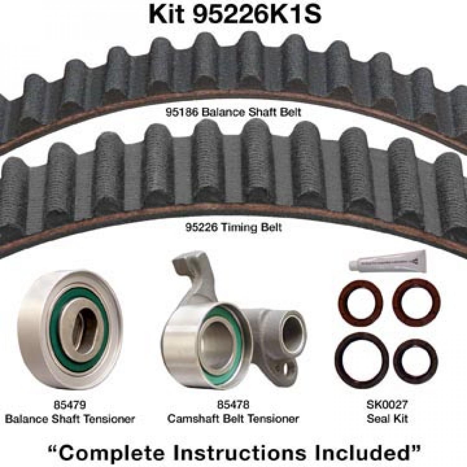 Dayco 95226K1S - Engine Timing Belt Kit Dayco 95226K1S Engine Timing Belt Kit product image 1 of 1