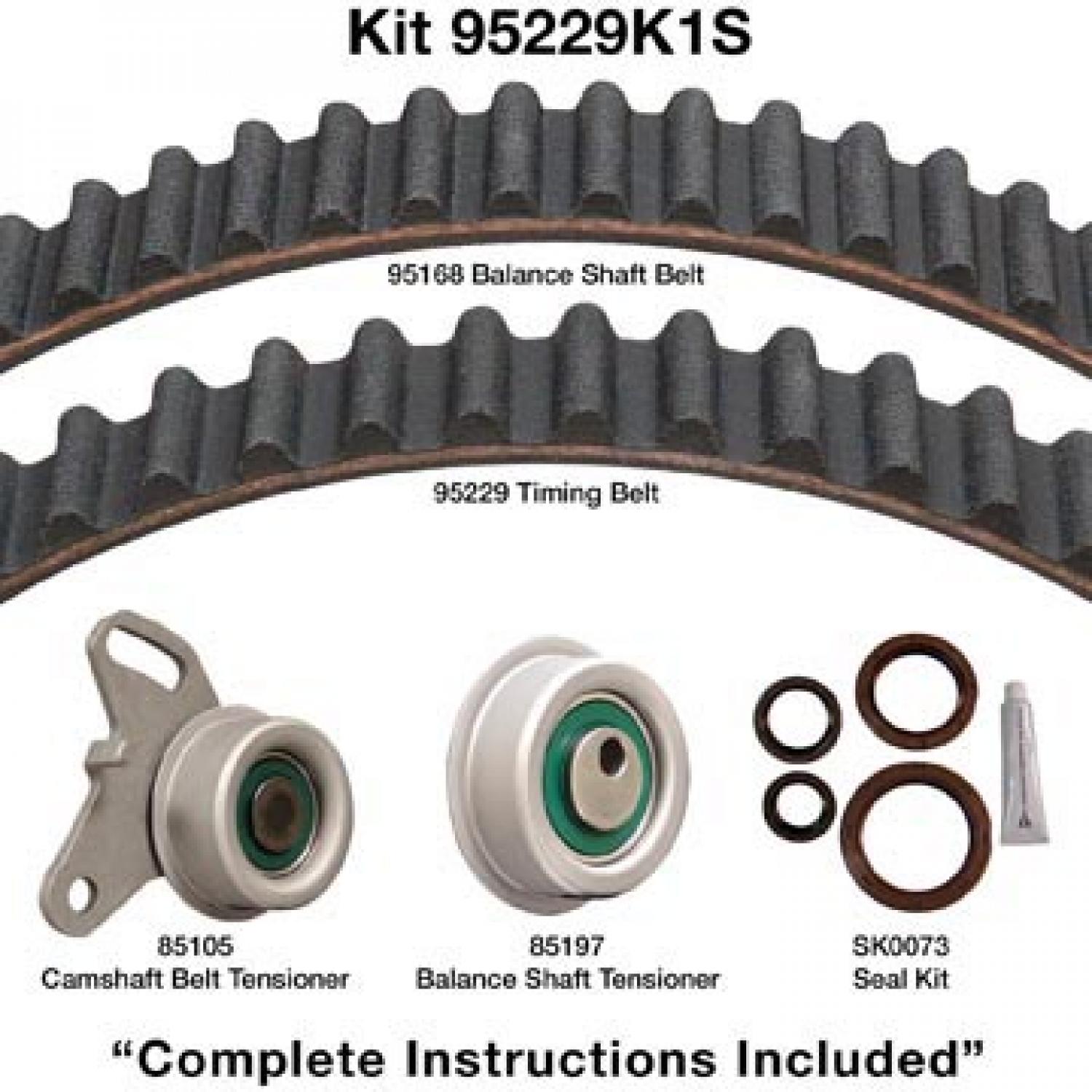 Dayco 95229K1S - Engine Timing Belt Kit Dayco 95229K1S Engine Timing Belt Kit product image 1 of 1