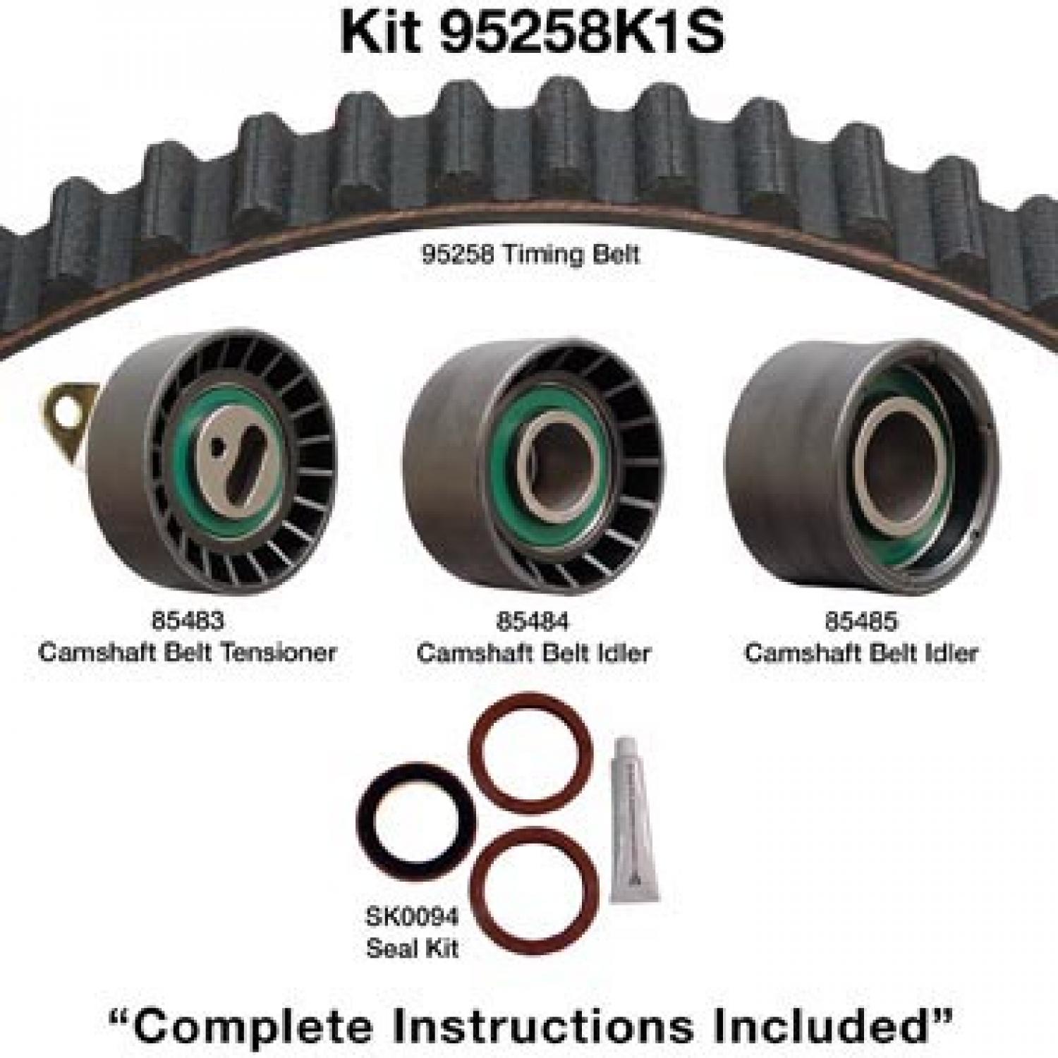 Dayco 95258K1S - Engine Timing Belt Kit Dayco 95258K1S Engine Timing Belt Kit product image 1 of 1