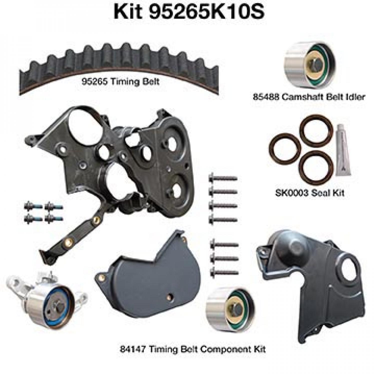 Dayco 95265K10S - Engine Timing Belt Kit Dayco 95265K10S Engine Timing Belt Kit product image 1 of 1