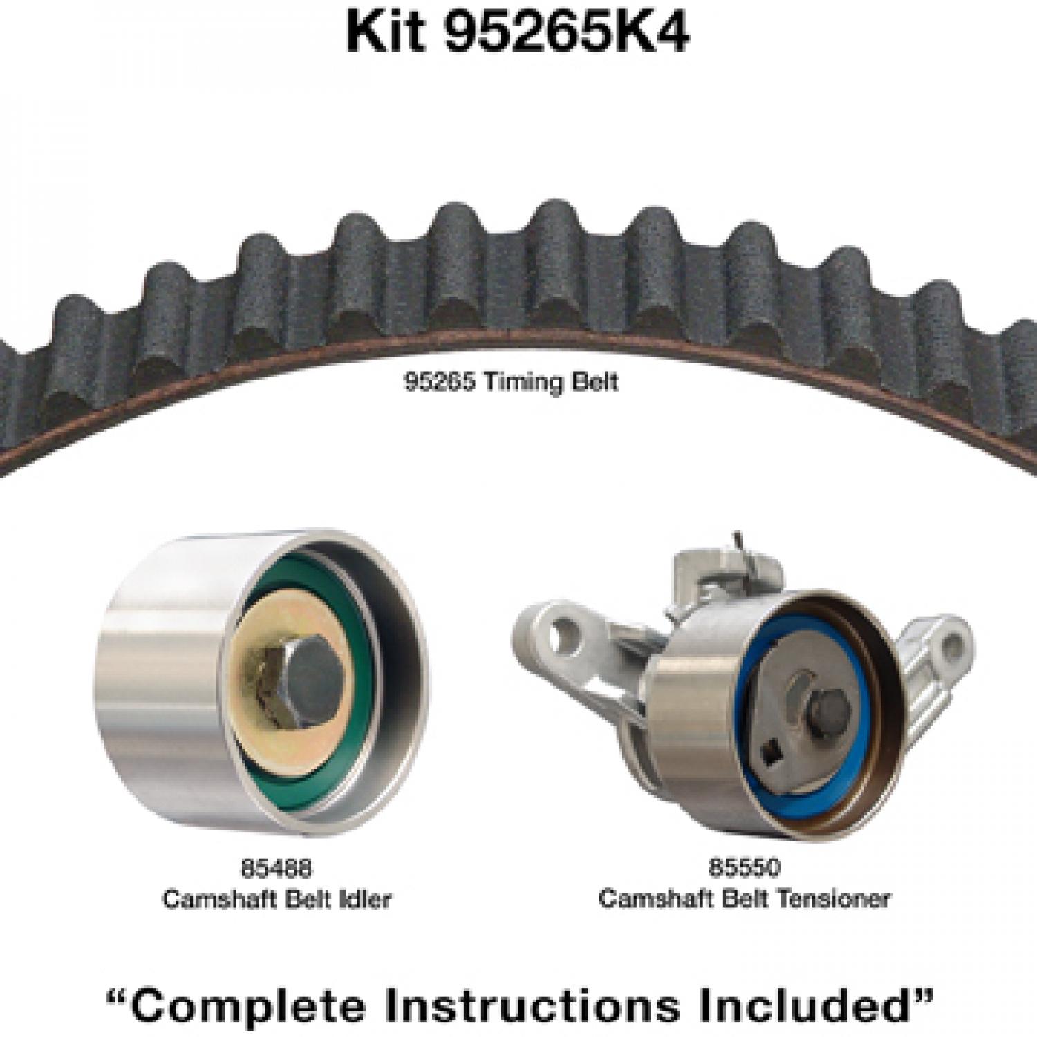 Dayco 95265K4 Engine Timing Belt Component Kit product image 1 of 1