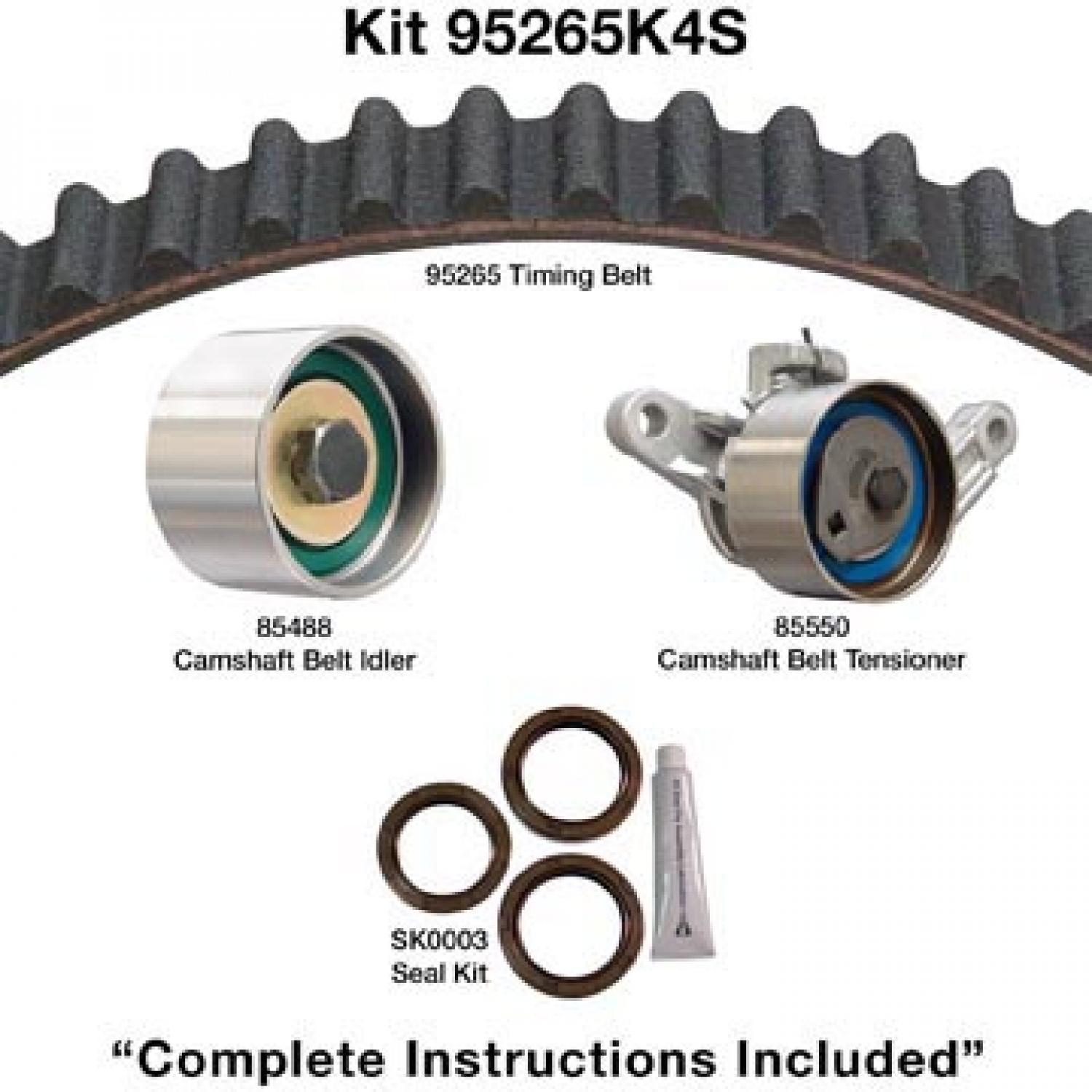 Dayco 95265K4S - Engine Timing Belt Kit Dayco 95265K4S Engine Timing Belt Kit product image 1 of 1