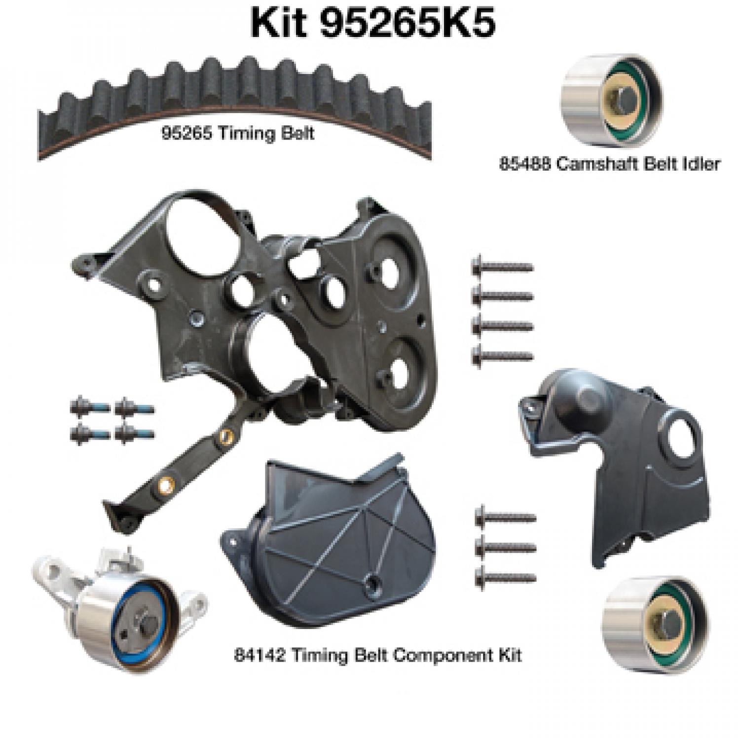 Dayco 95265K5 - Engine Timing Belt Kit Dayco 95265K5 Engine Timing Belt Component Kit product image 1 of 1