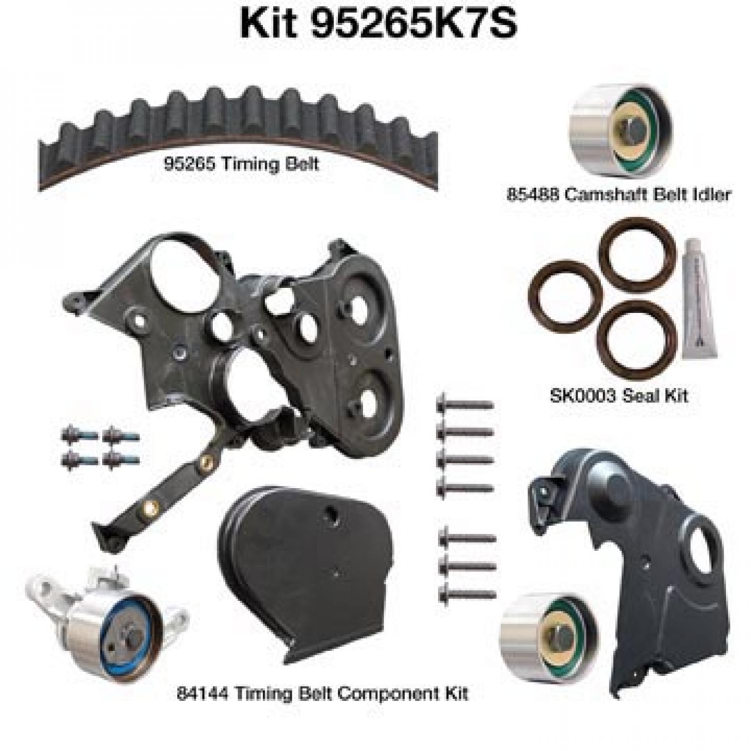Dayco 95265K7S - Engine Timing Belt Kit Dayco 95265K7S Engine Timing Belt Kit product image 1 of 1