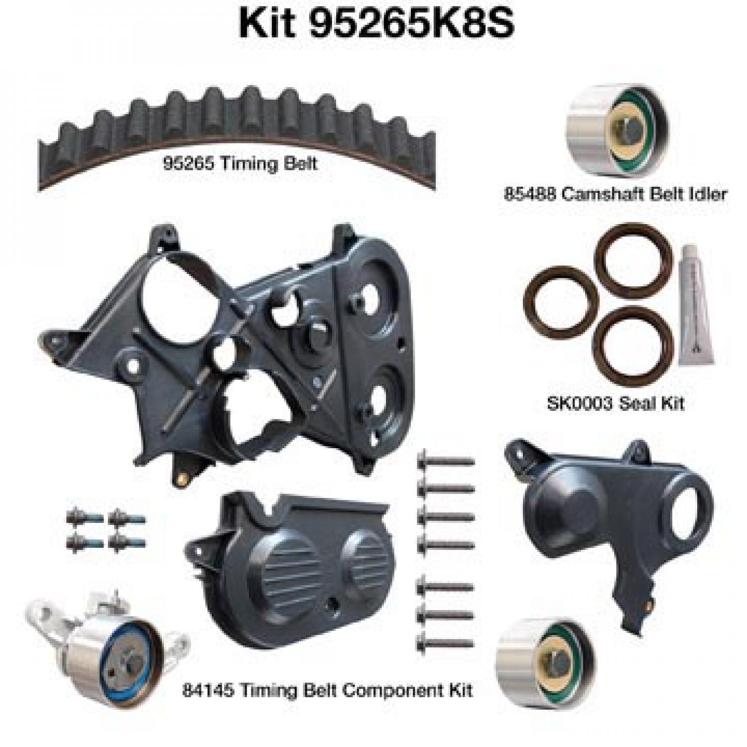 Dayco 95265K8S - Engine Timing Belt Kit Dayco 95265K8S Engine Timing Belt Kit product image 1 of 1