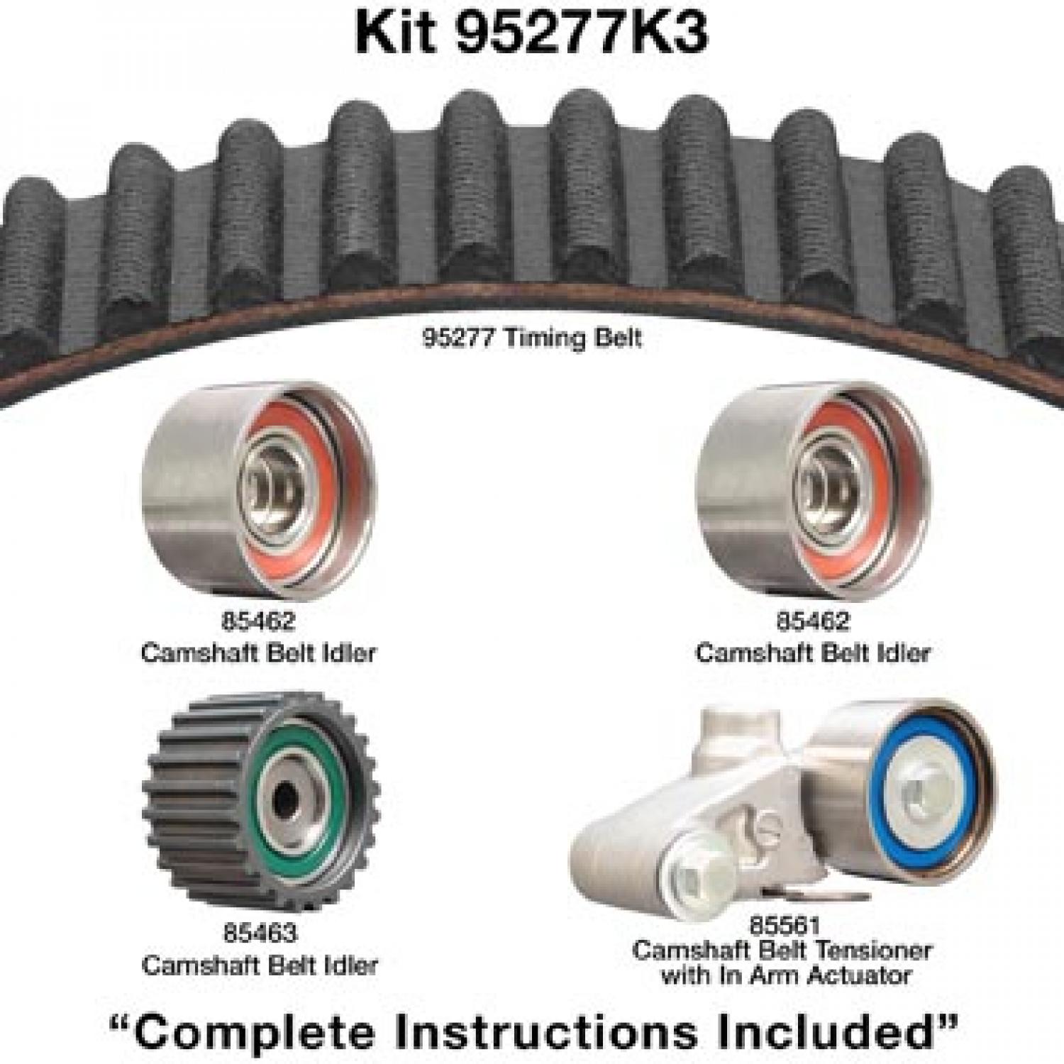 Dayco 95277K3 Engine Timing Belt Component Kit product image 1 of 1
