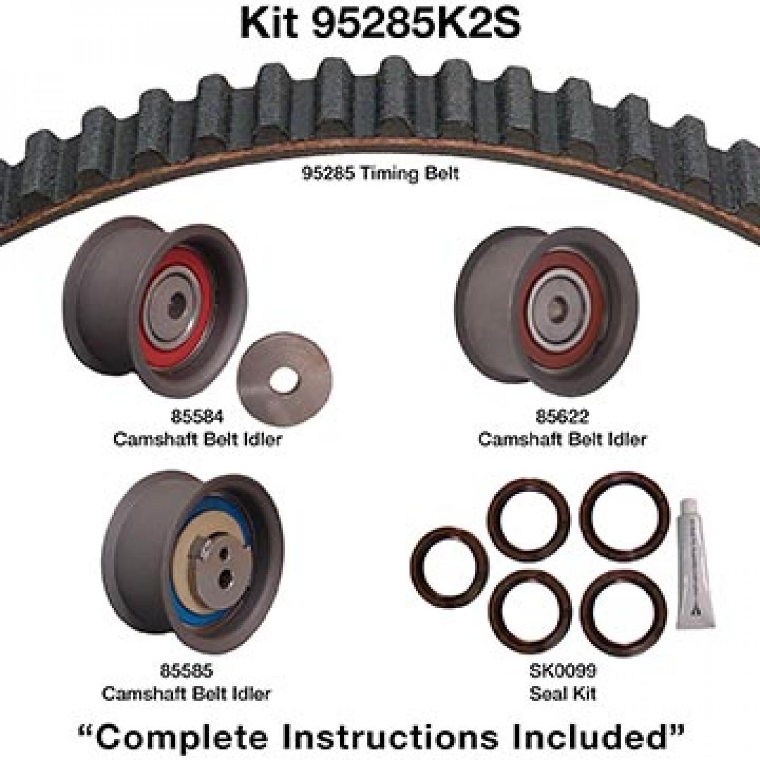 Dayco 95285K2S - Engine Timing Belt Kit Dayco 95285K2S Engine Timing Belt Kit product image 1 of 1