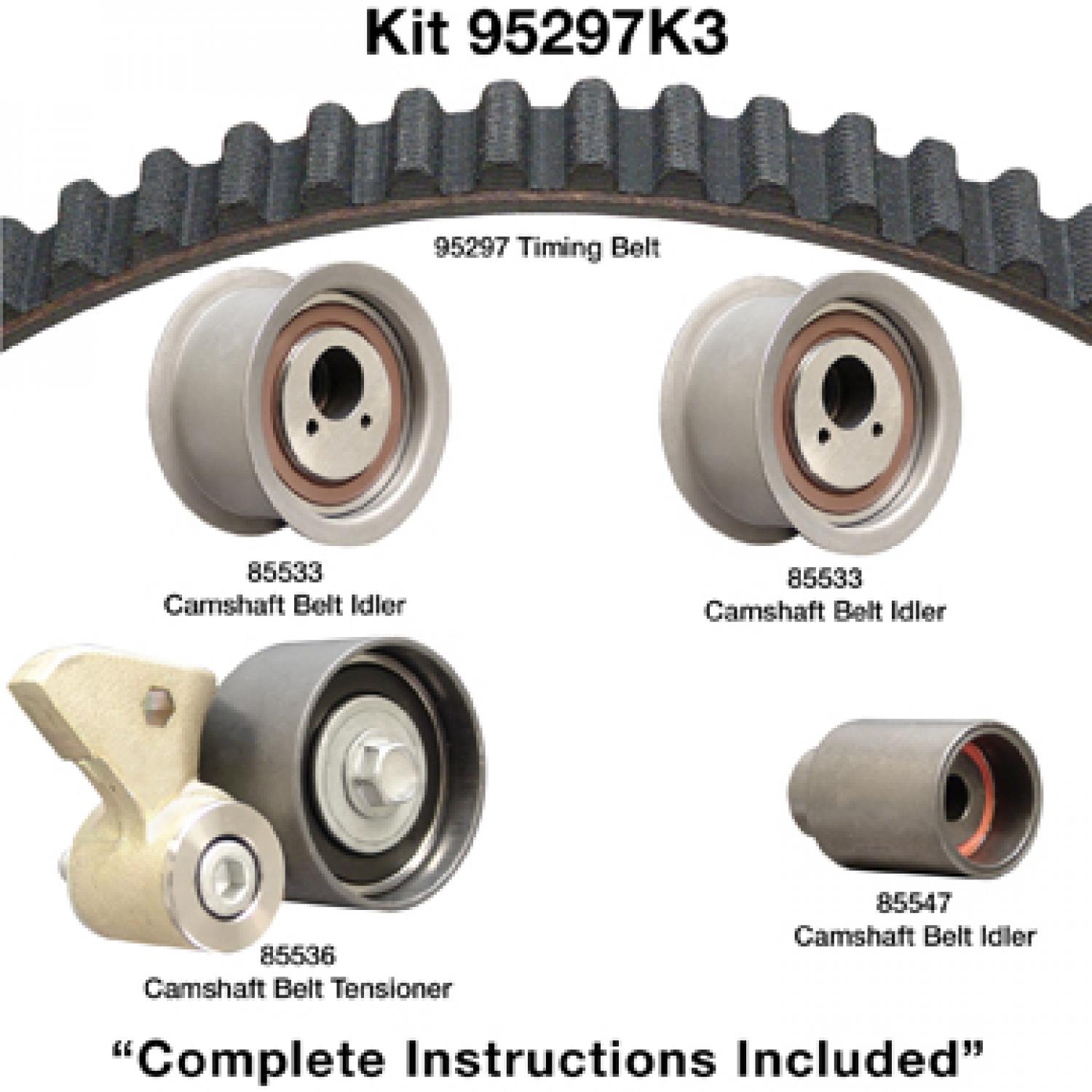 Dayco 95297K3 Engine Timing Belt Component Kit product image 1 of 1