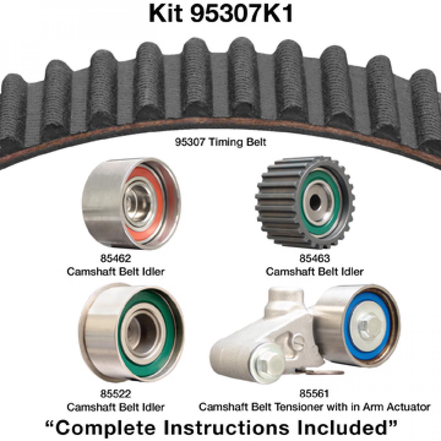 Dayco 95307K1 - Engine Timing Belt Kit Dayco 95307K1 Engine Timing Belt Component Kit product image 1 of 1