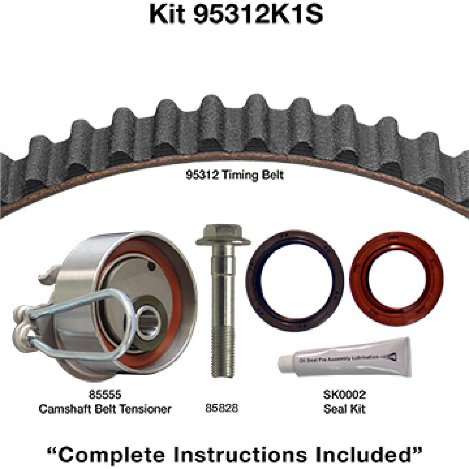 Dayco 95312K1S - Engine Timing Belt Kit Dayco 95312K1S Engine Timing Belt Kit product image 1 of 1