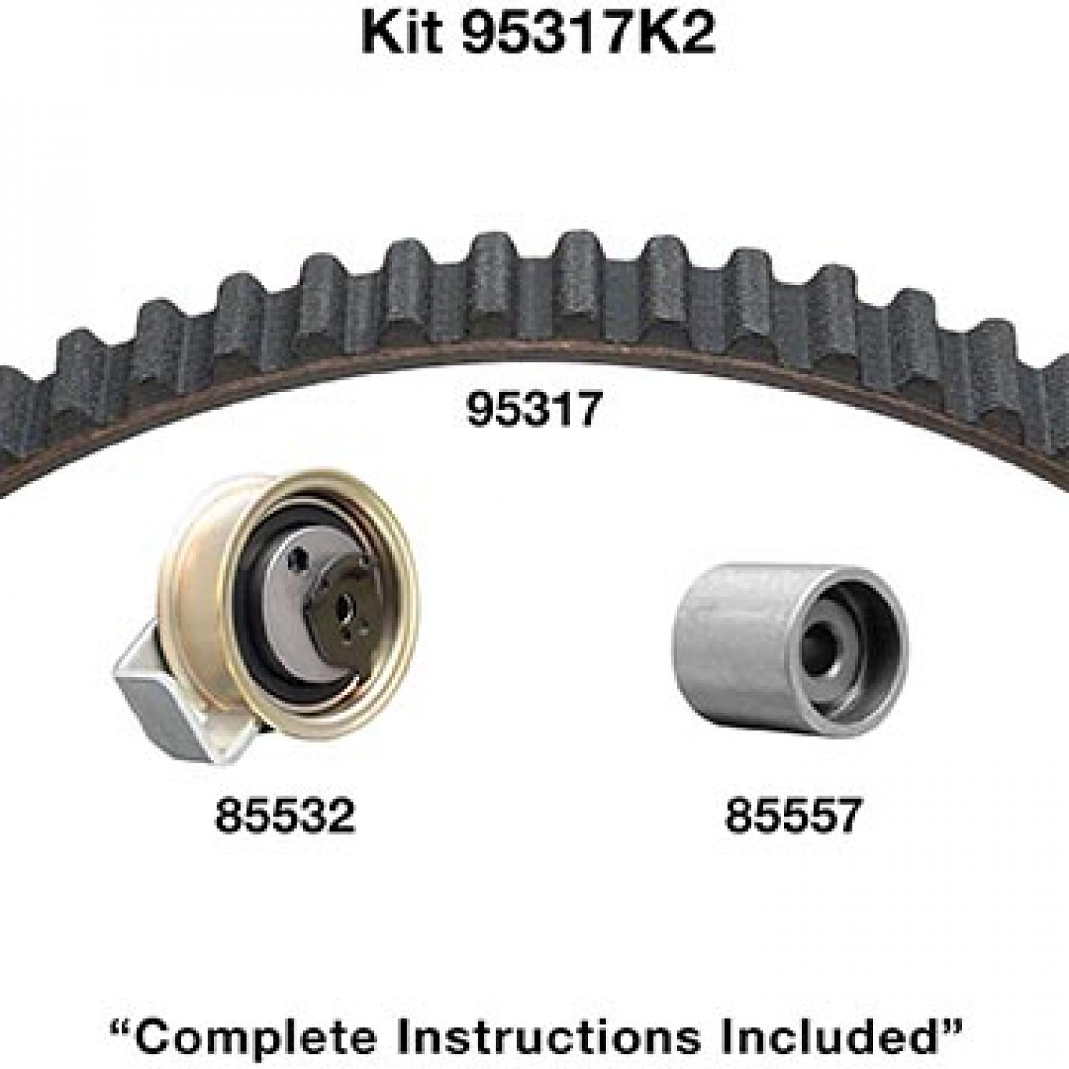 Dayco 95317K2 - Engine Timing Belt Kit Dayco 95317K2 Engine Timing Belt Kit product image 1 of 1
