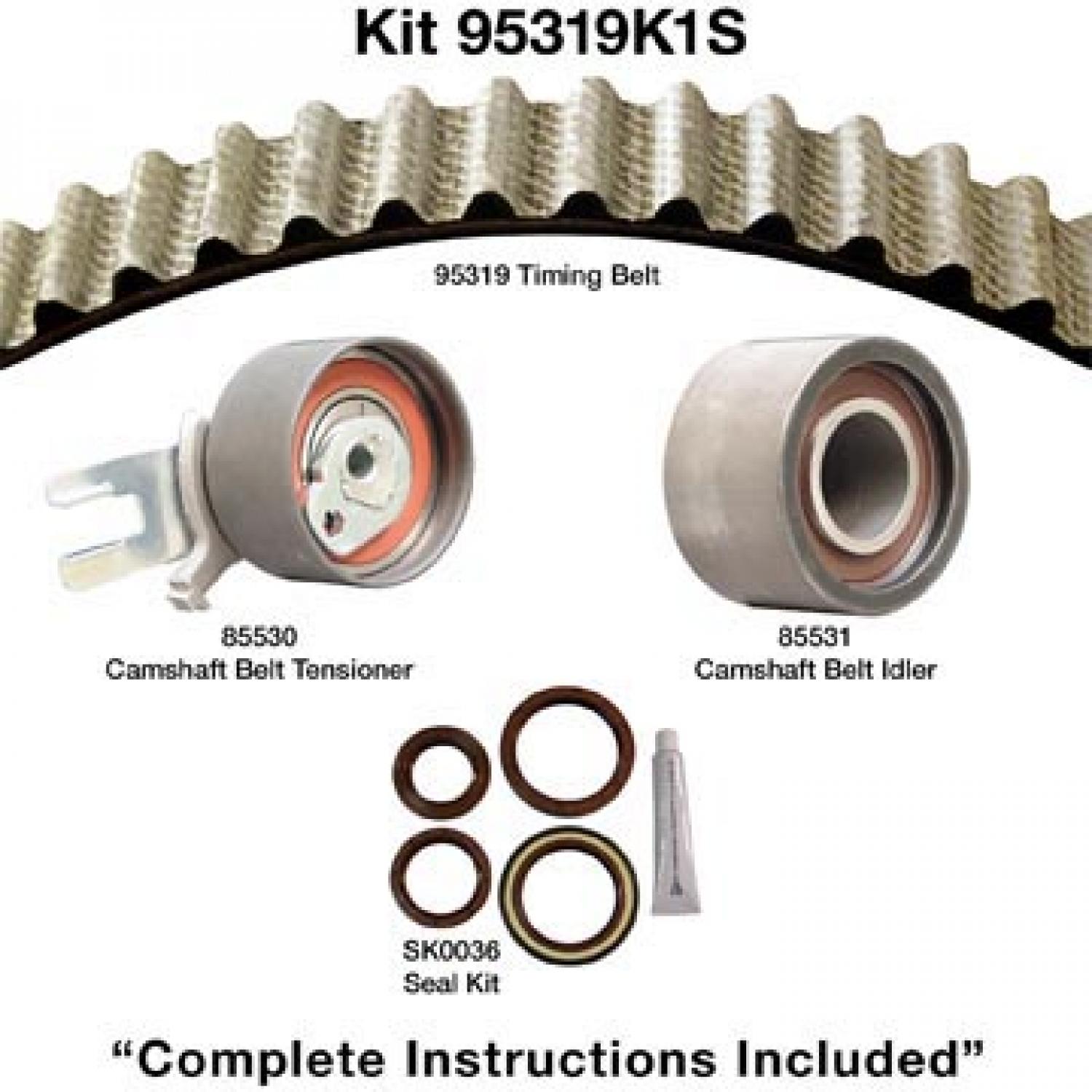 Dayco 95319K1S - Engine Timing Belt Kit Dayco 95319K1S Engine Timing Belt Kit product image 1 of 1