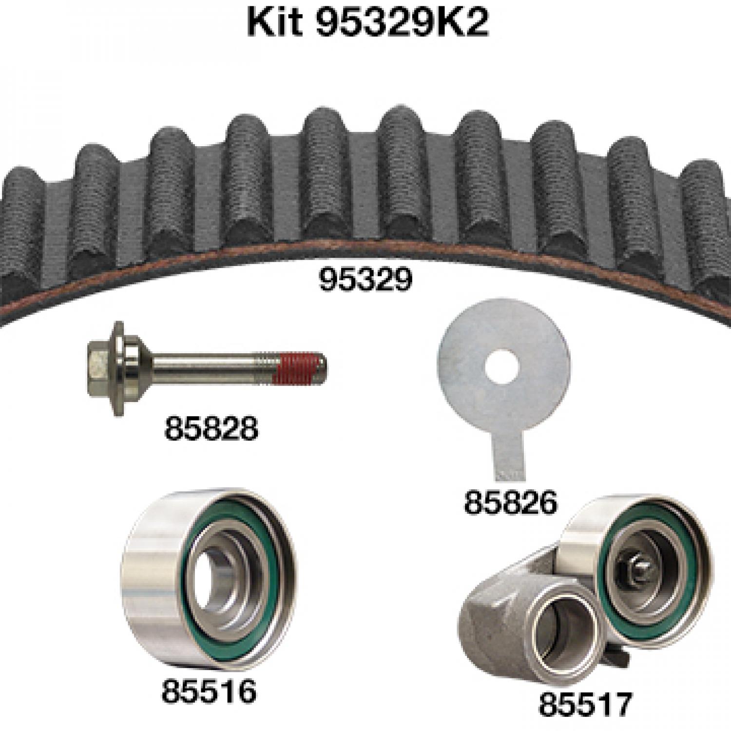 Dayco 95329K2 Engine Timing Belt Component Kit product image 1 of 1