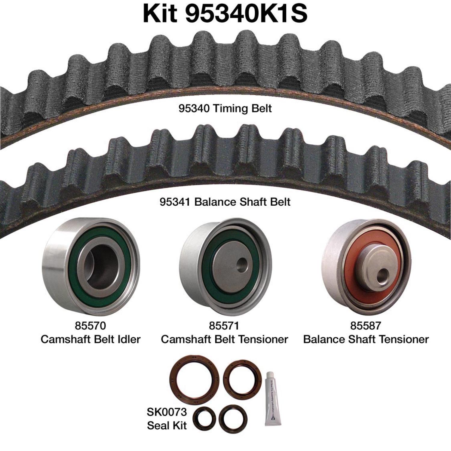 Dayco 95340K1S - Engine Timing Belt Kit Dayco 95340K1S Engine Timing Belt Kit product image 1 of 1