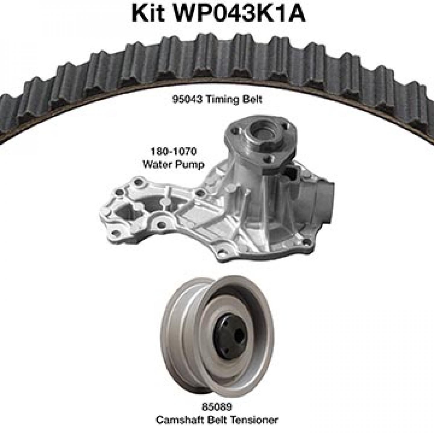 Dayco WP043K1A Engine Timing Belt Kit with Water Pump product image 1 of 1