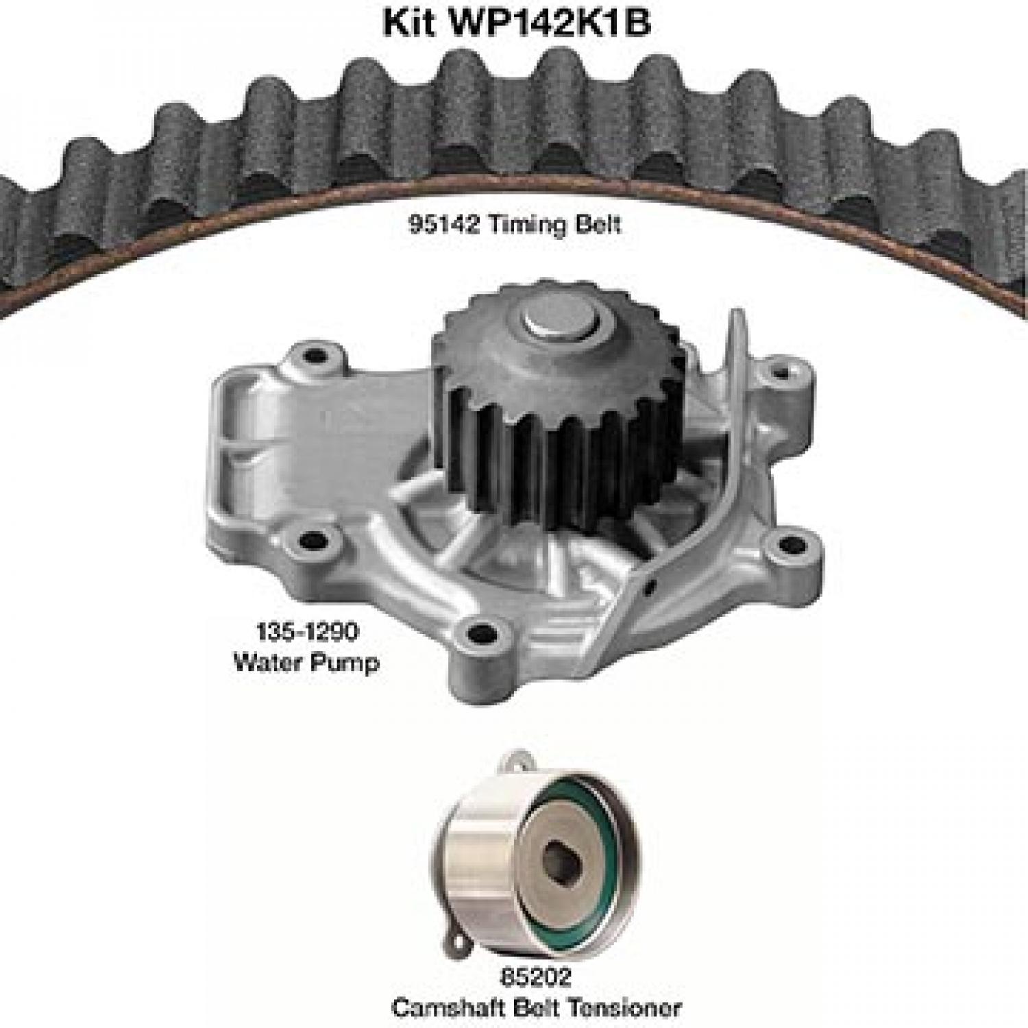 Dayco WP142K1B Engine Timing Belt Kit with Water Pump product image 1 of 1