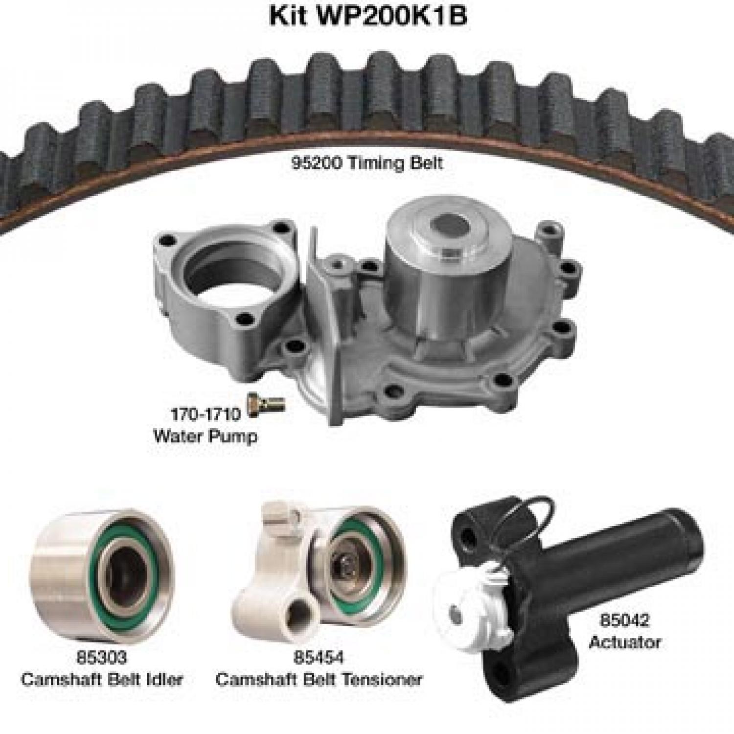 Dayco WP200K1B Engine Timing Belt Kit with Water Pump product image 1 of 1