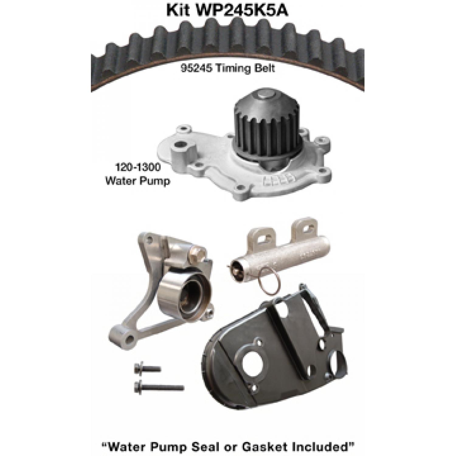 Dayco WP245K5A Engine Timing Belt Kit with Water Pump product image 1 of 1