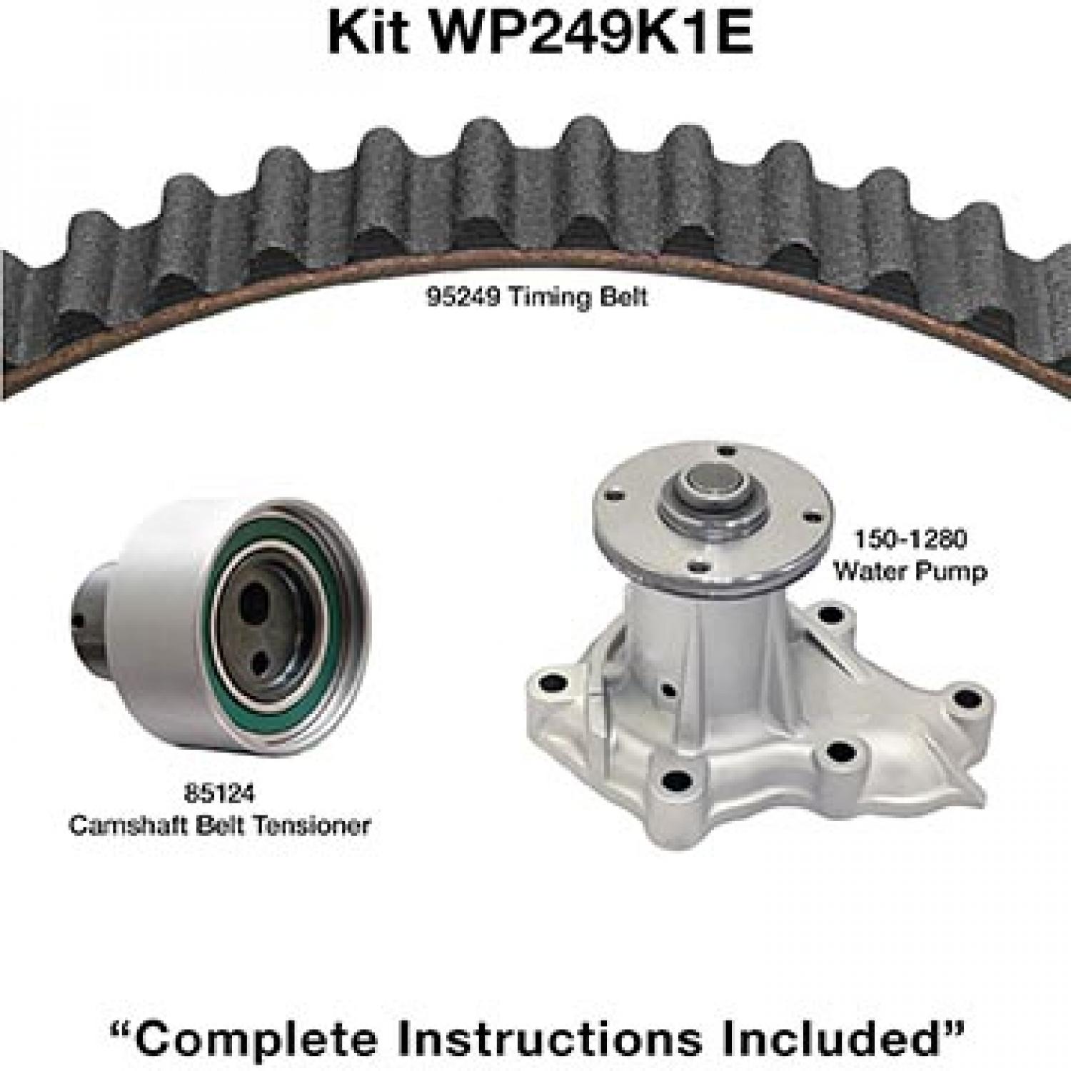 Dayco WP249K1E Engine Timing Belt Kit with Water Pump product image 1 of 1