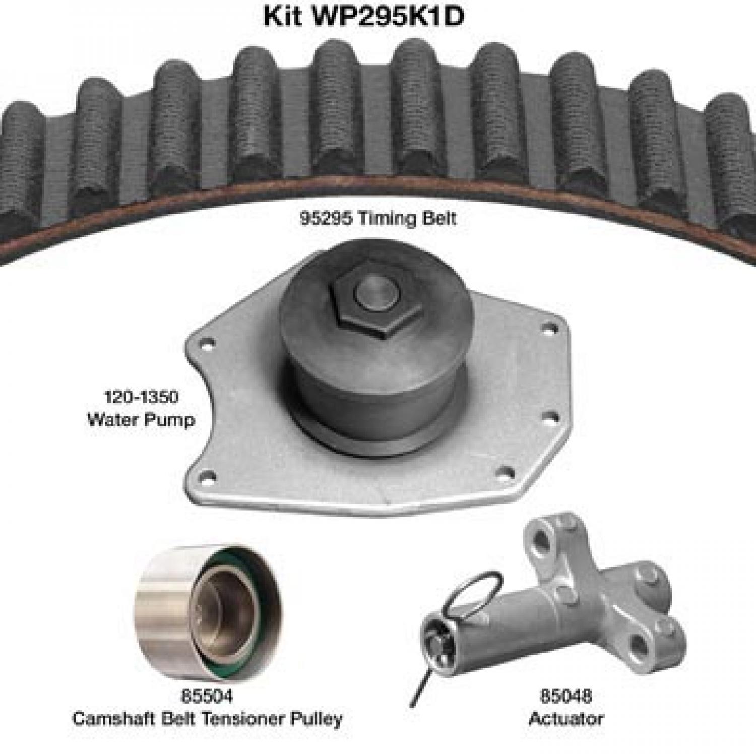 Dayco WP295K1D Engine Timing Belt Kit with Water Pump product image 1 of 1