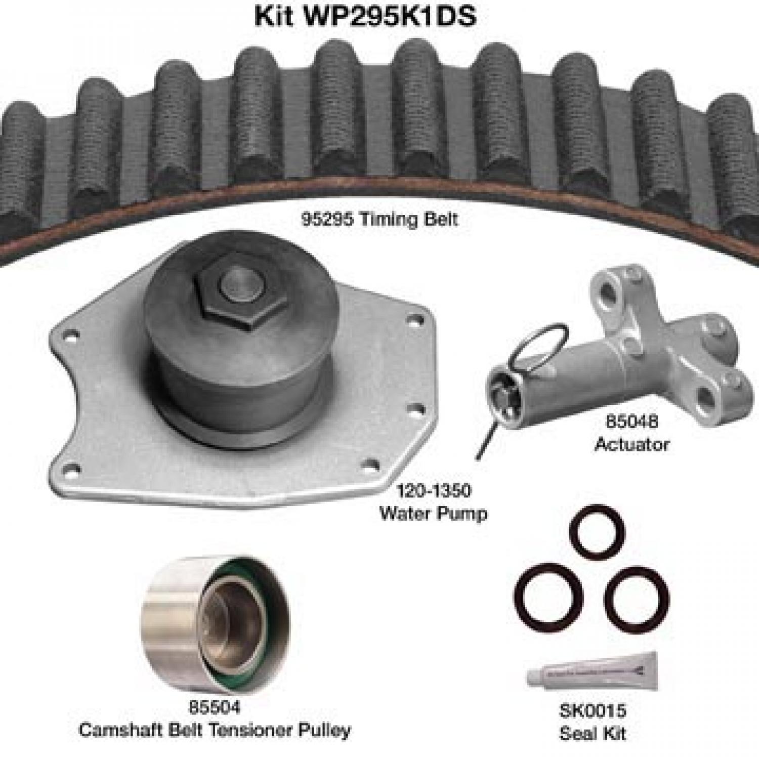 Dayco WP295K1DS - Engine Timing Belt Kit with Water Pump Dayco WP295K1DS Engine Timing Belt Kit with Water Pump product image 1 of 1