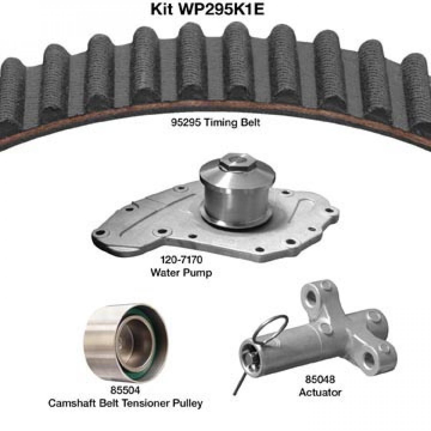 Dayco WP295K1E Engine Timing Belt Kit with Water Pump product image 1 of 1