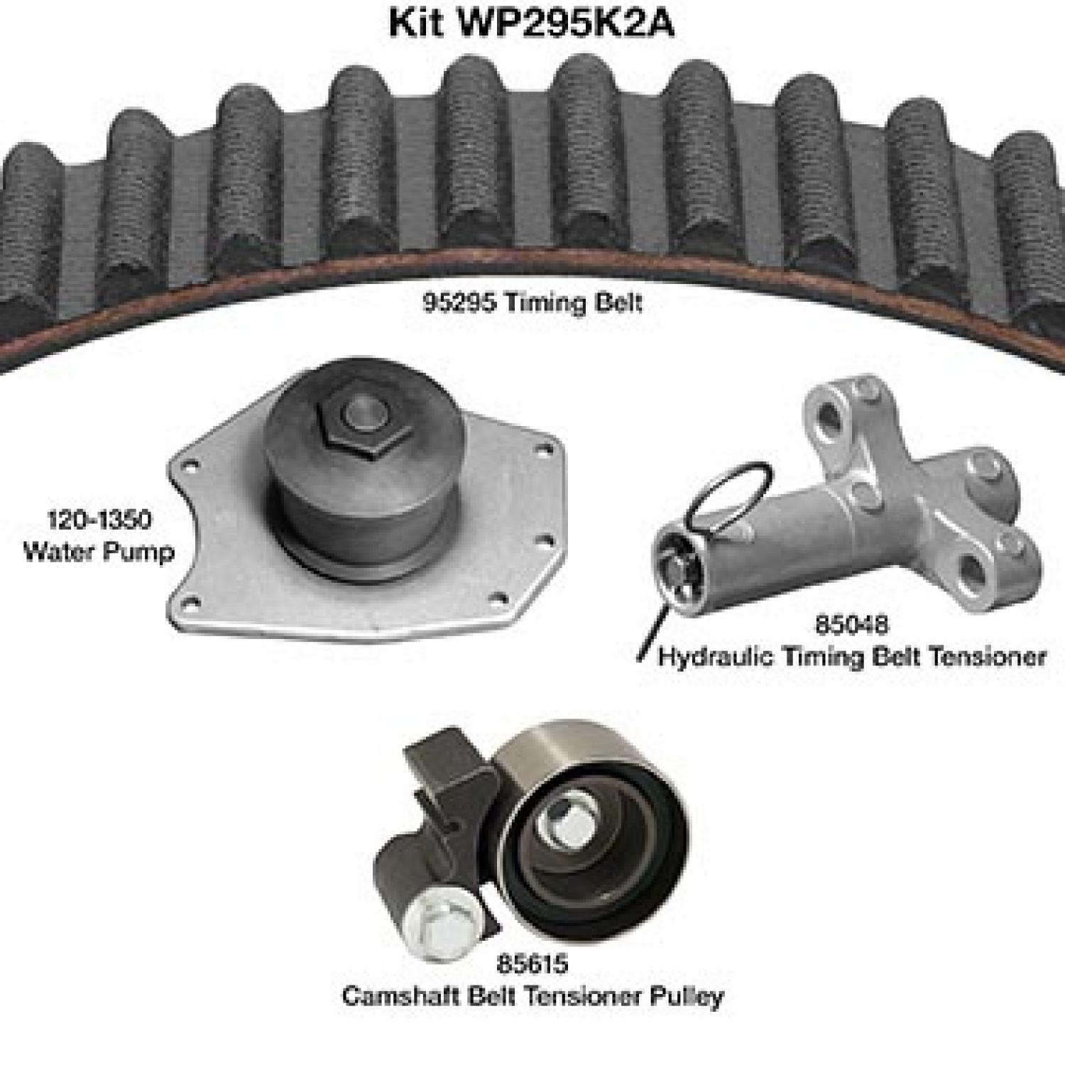 Dayco WP295K2A Engine Timing Belt Kit with Water Pump product image 1 of 1