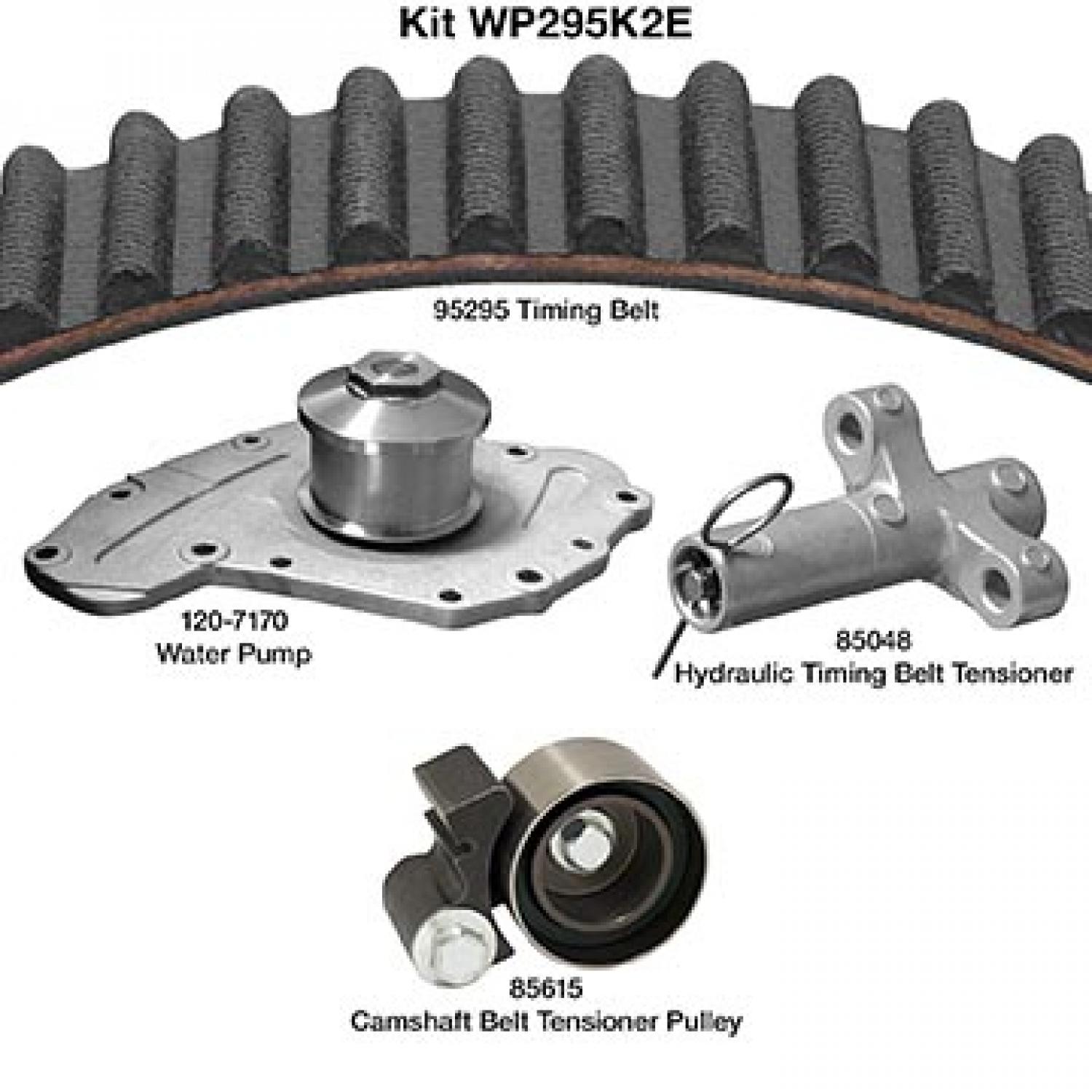 Dayco WP295K2E Engine Timing Belt Kit with Water Pump product image 1 of 1