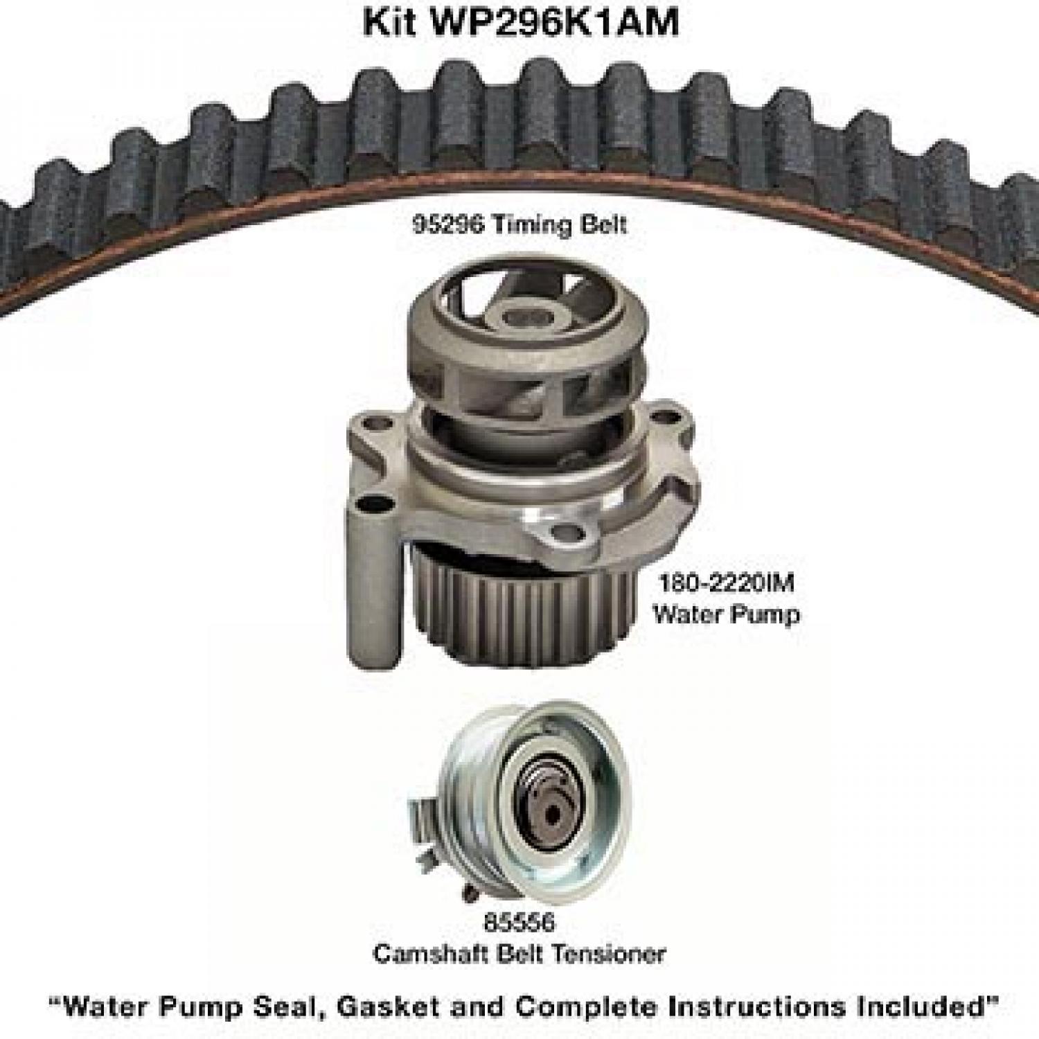 Dayco WP296K1AM Engine Timing Belt Kit with Water Pump product image 1 of 1