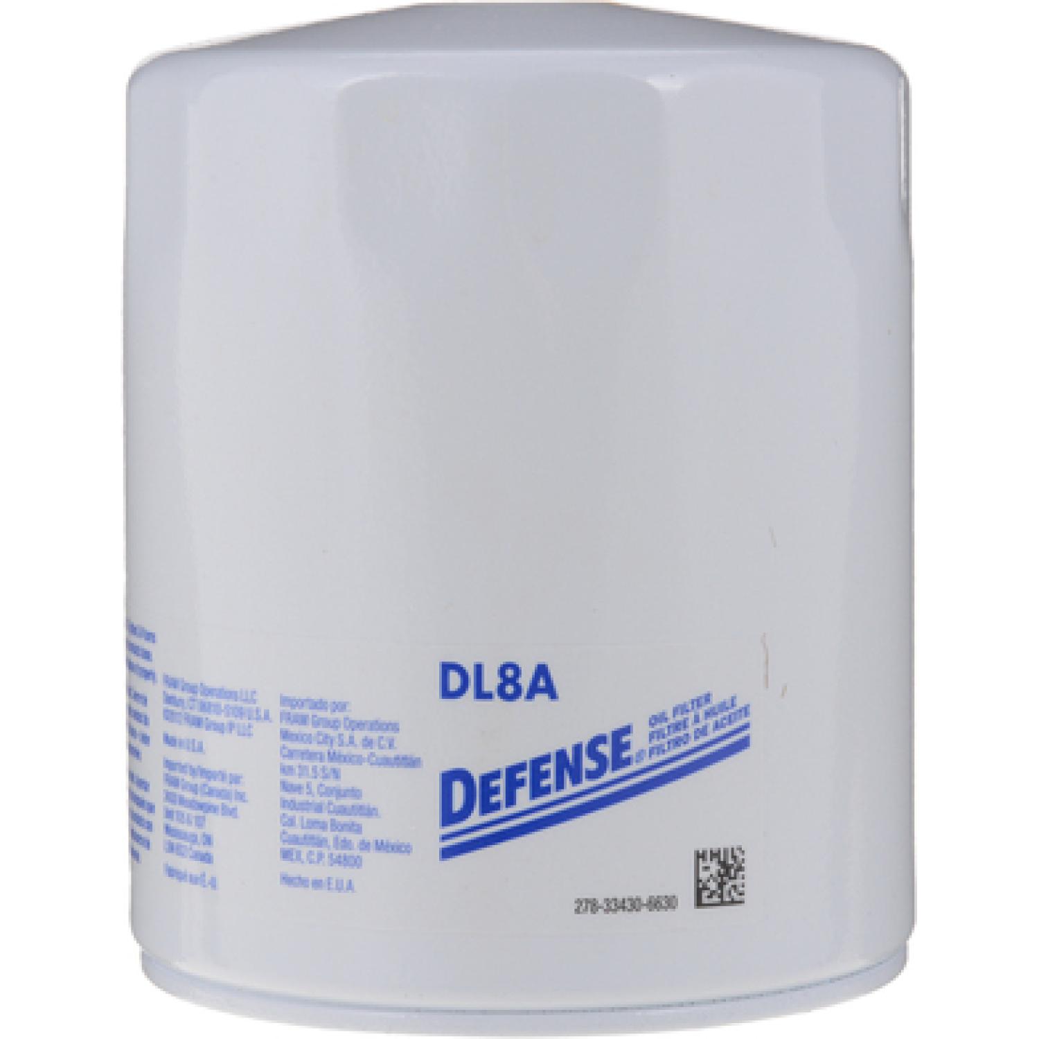Defense DL8A - Engine Oil Filter Defense DL8A Engine Oil Filter product image 2 of 2