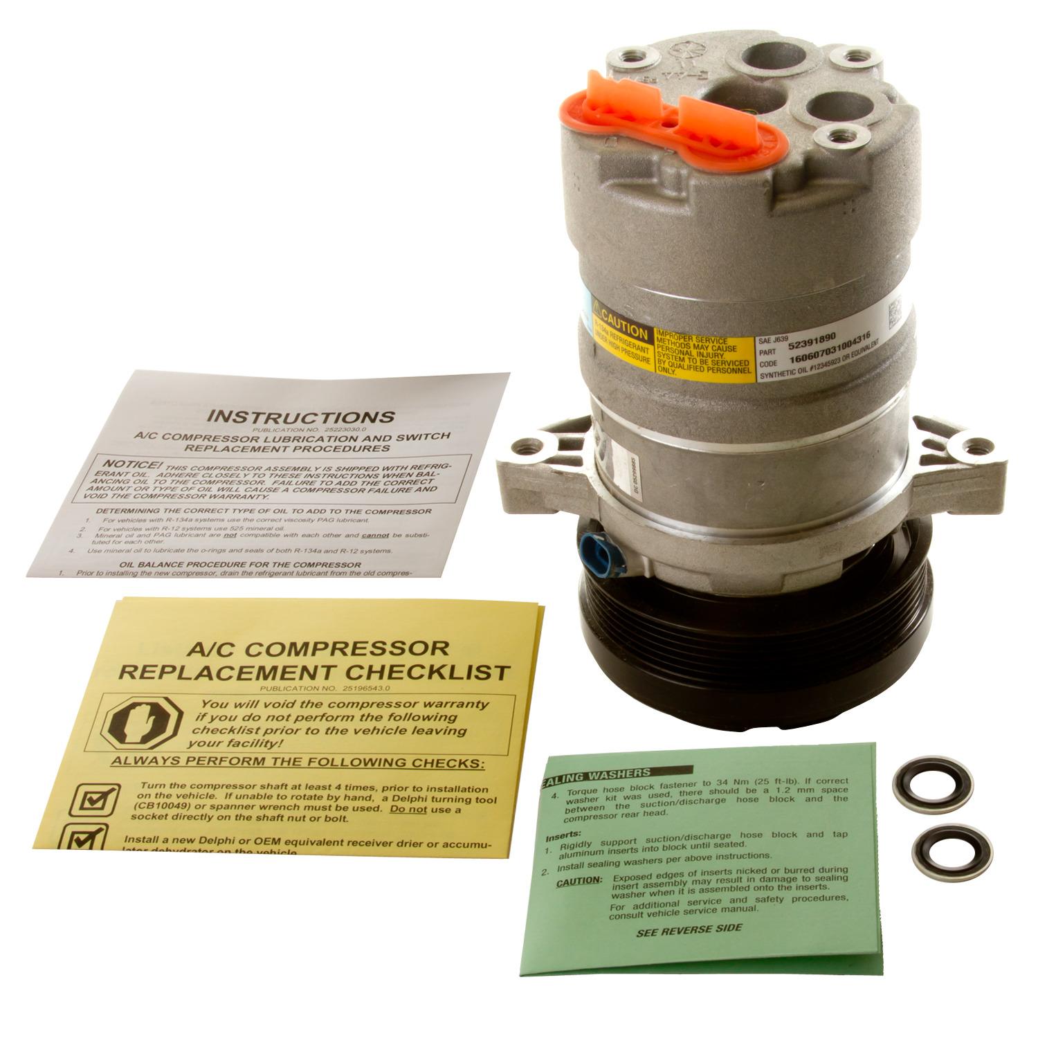 Delphi CS0087 A/C Compressor product image 6 of 6