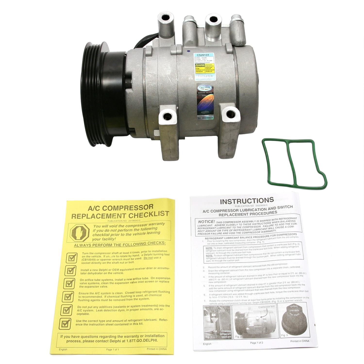 Delphi CS20131 A/C Compressor product image 5 of 7