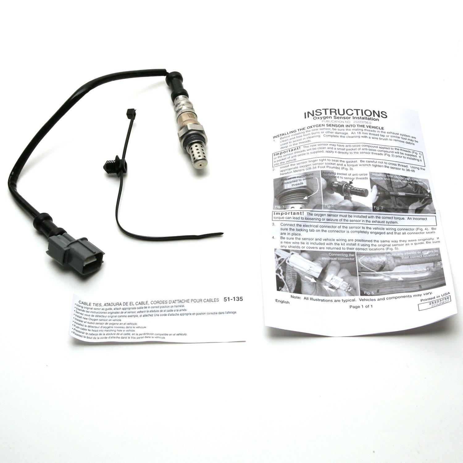 Delphi ES20322 Oxygen Sensor product image 3 of 4