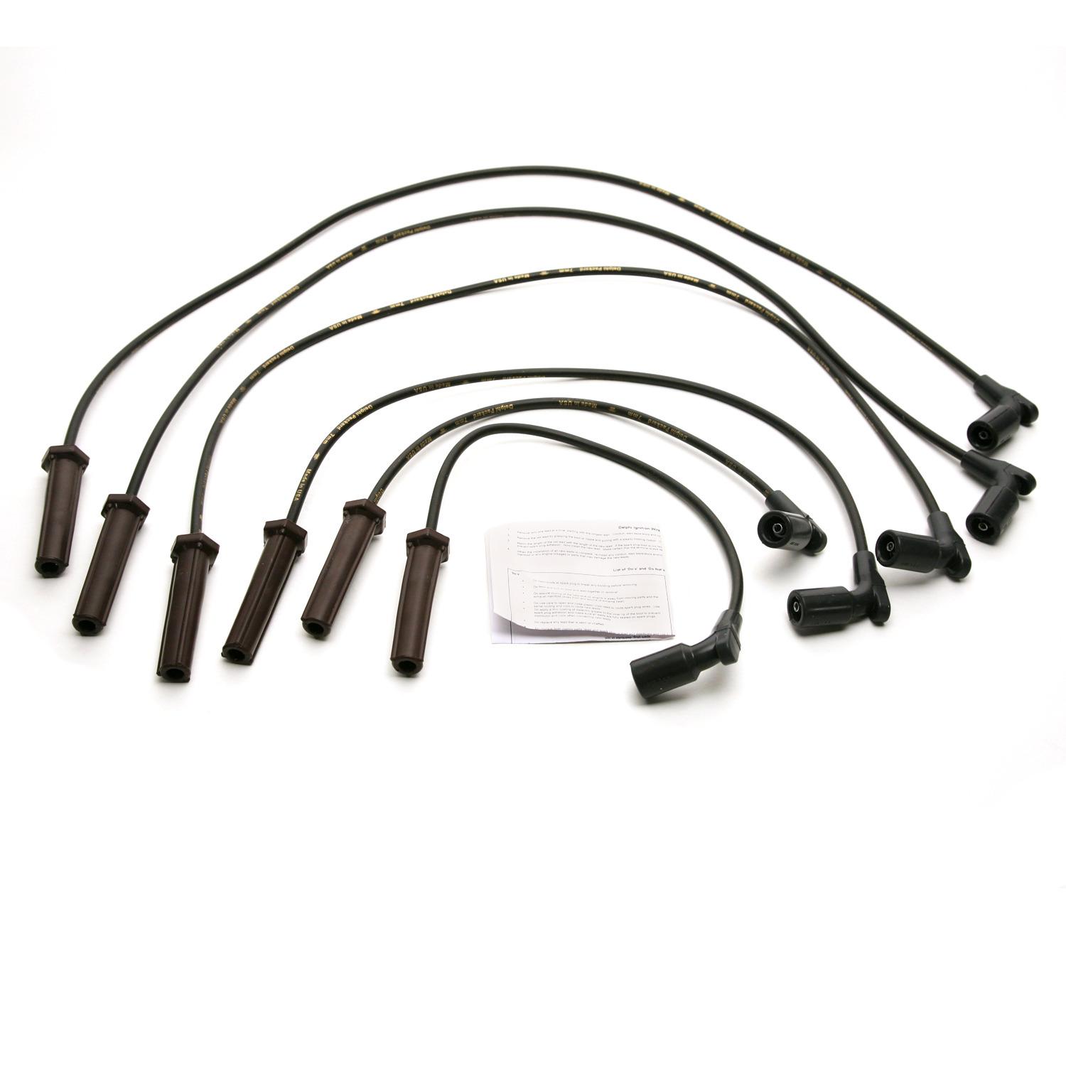 Delphi XS10543 - Spark Plug Wire Set Delphi XS10543 Spark Plug Wire Set product image 2 of 4