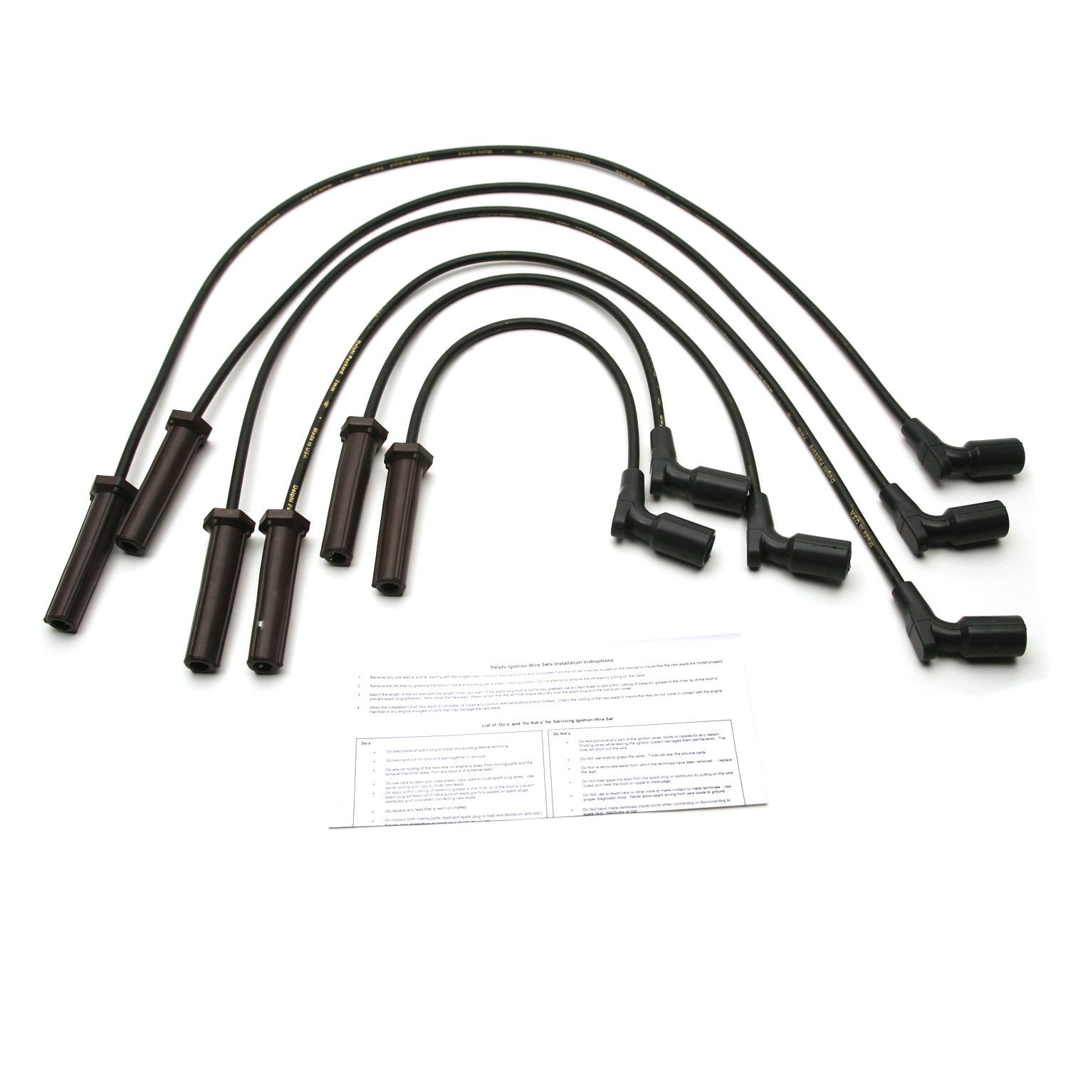 Delphi XS10546 Spark Plug Wire Set product image 2 of 2