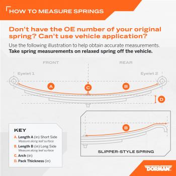 Dorman 221651 Leaf Spring product image 1 of 1