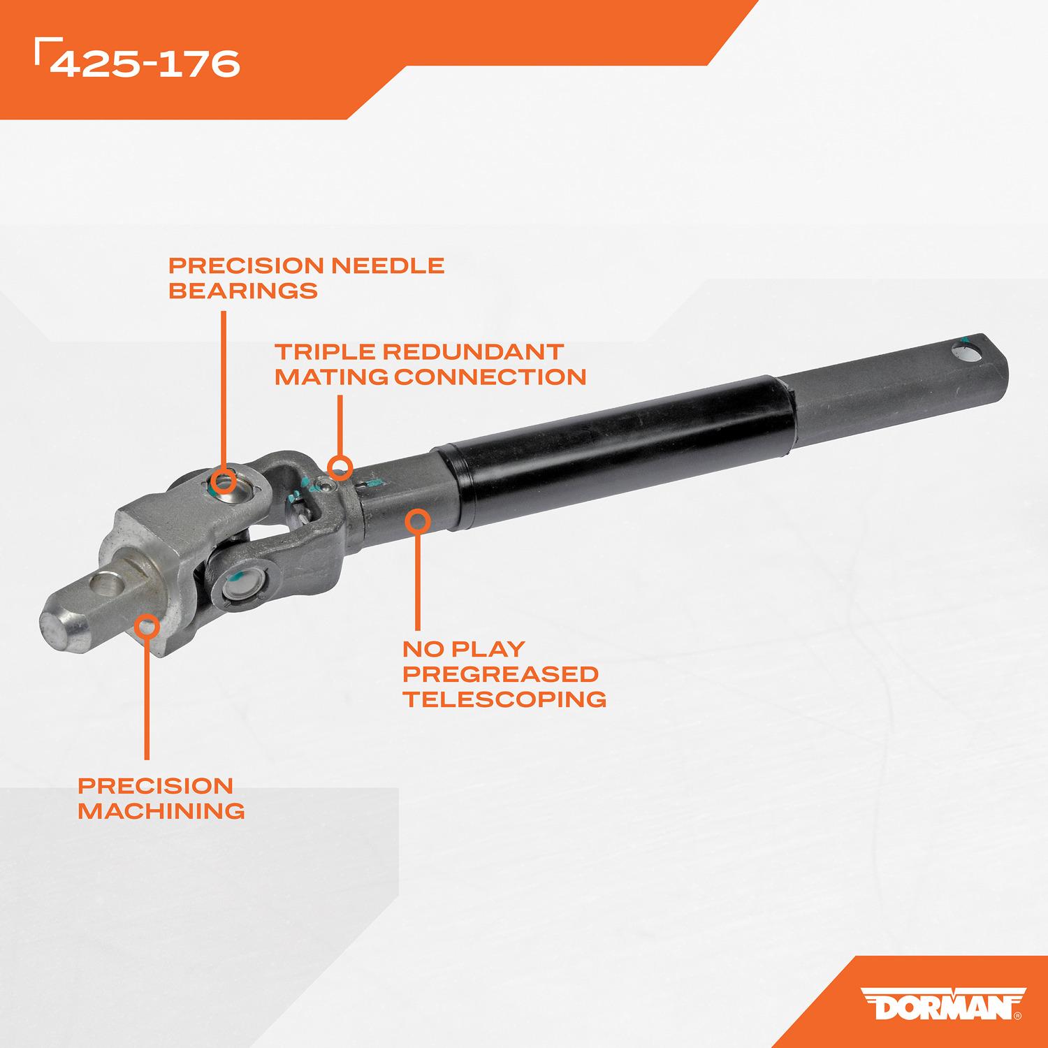 Dorman 425176 - Steering Shaft Dorman 425176 Steering Shaft product image 4 of 4