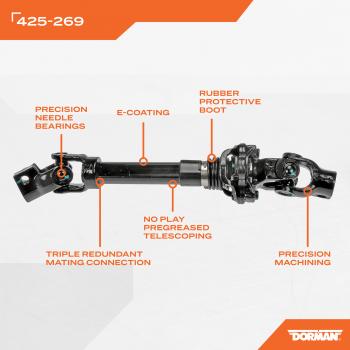 Dorman 425269 Steering Shaft product image 4 of 4