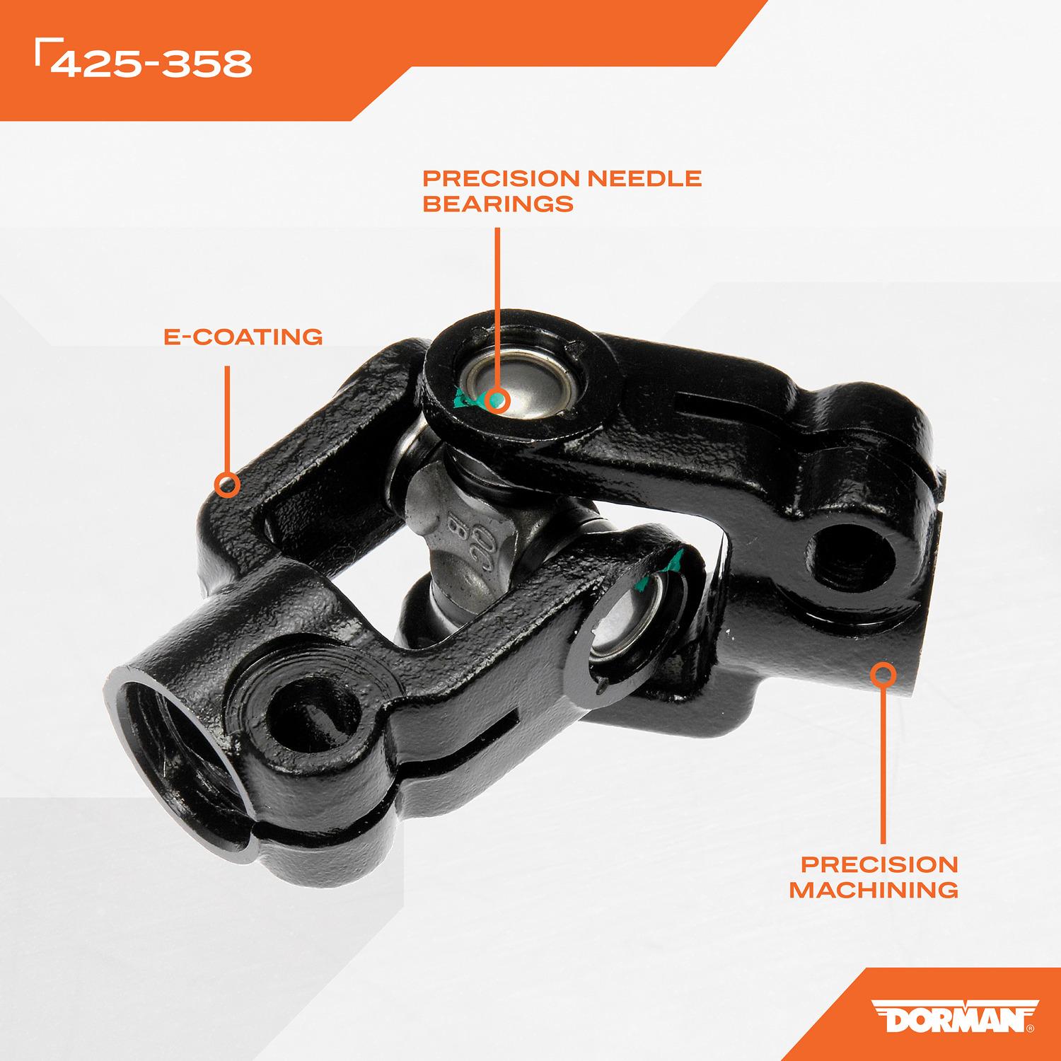 Dorman 425358 - Steering Shaft Universal Joint Dorman 425358 Steering Shaft Universal Joint product image 3 of 3