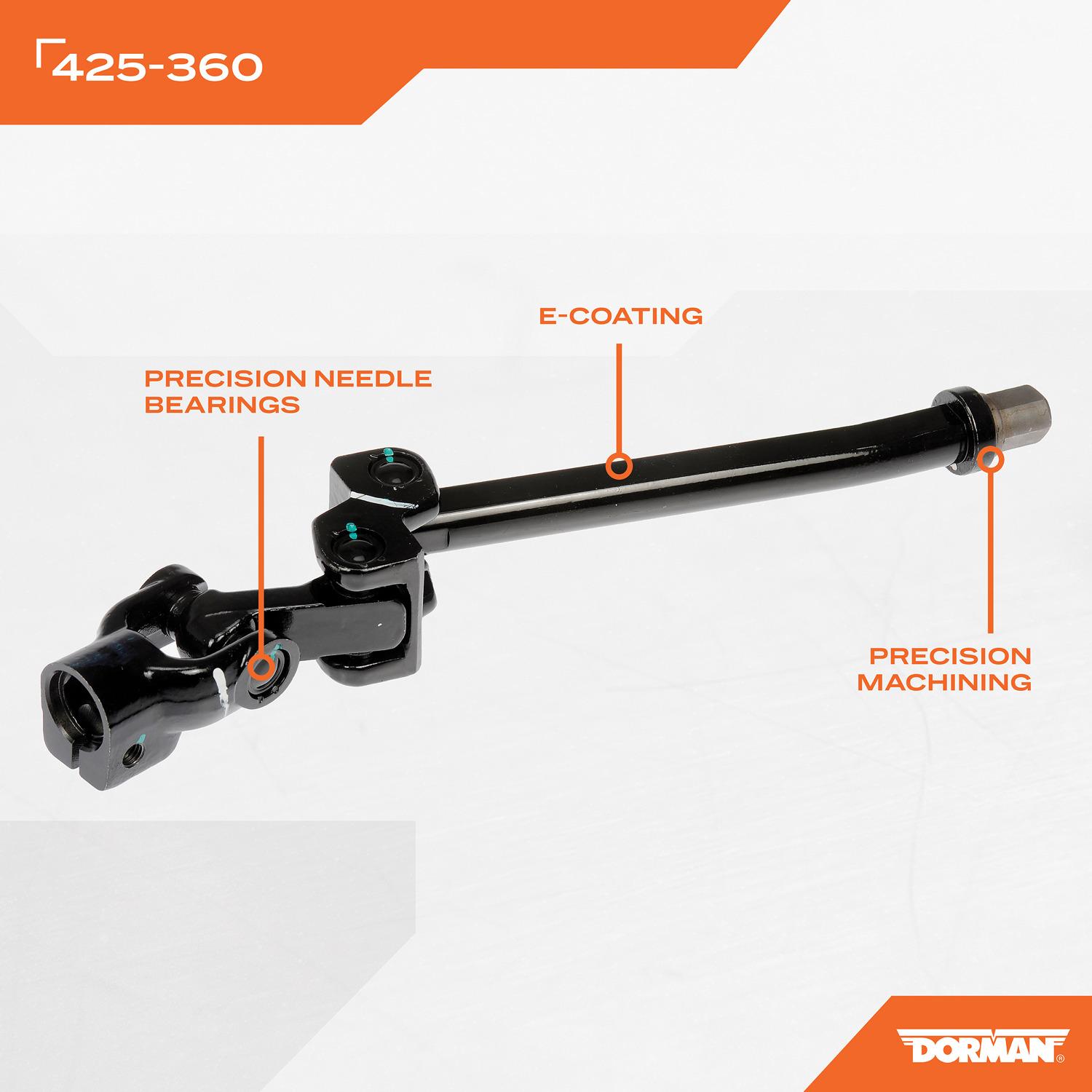Dorman 425360 - Steering Shaft Dorman 425360 Steering Shaft product image 5 of 5